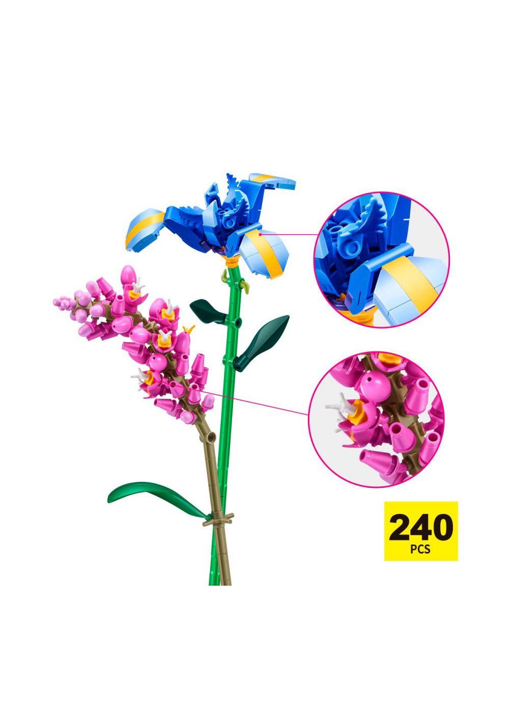 SET BLOQUES FLORES MAX - CON DIFERENTES MODELOS DE PIEZAS - IRIS Y PERSICARIA-5