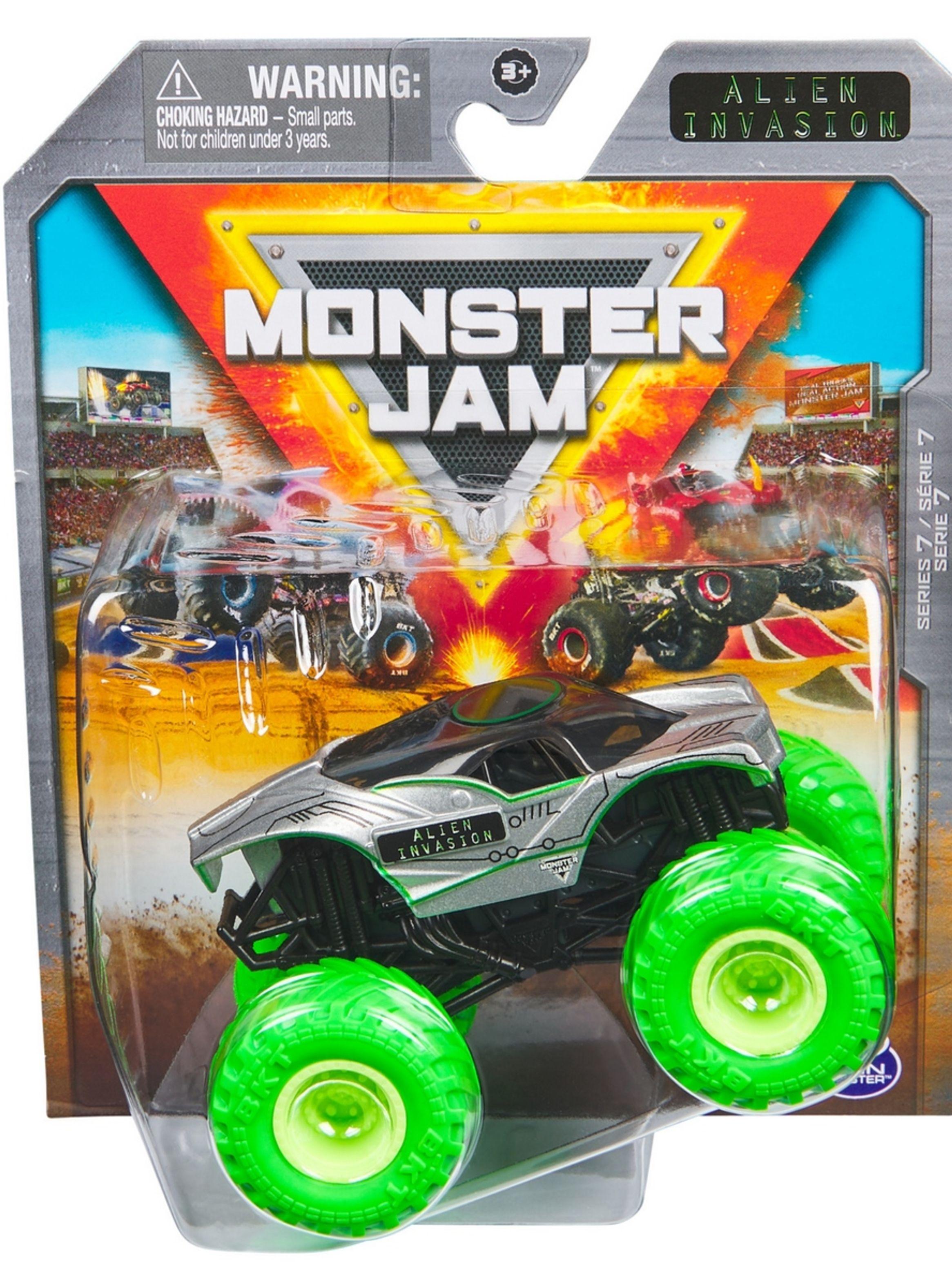 MONSTER JAM VEHÍCULO METALICO 1:64 - ALIEN INVASION-2