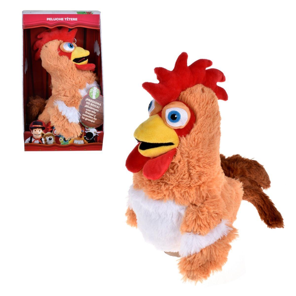 Titere Musical De 30 Cm. La Granja De Zenon - Gallo Bartolit-0