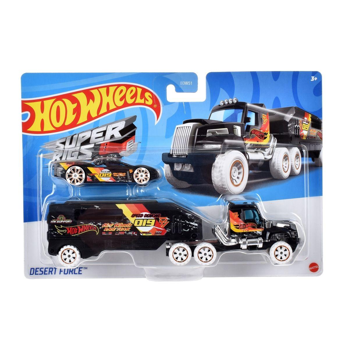 SURTIDO DE CAMIONES DE LUJO HOT WHEELS - DESERT FORCE-0