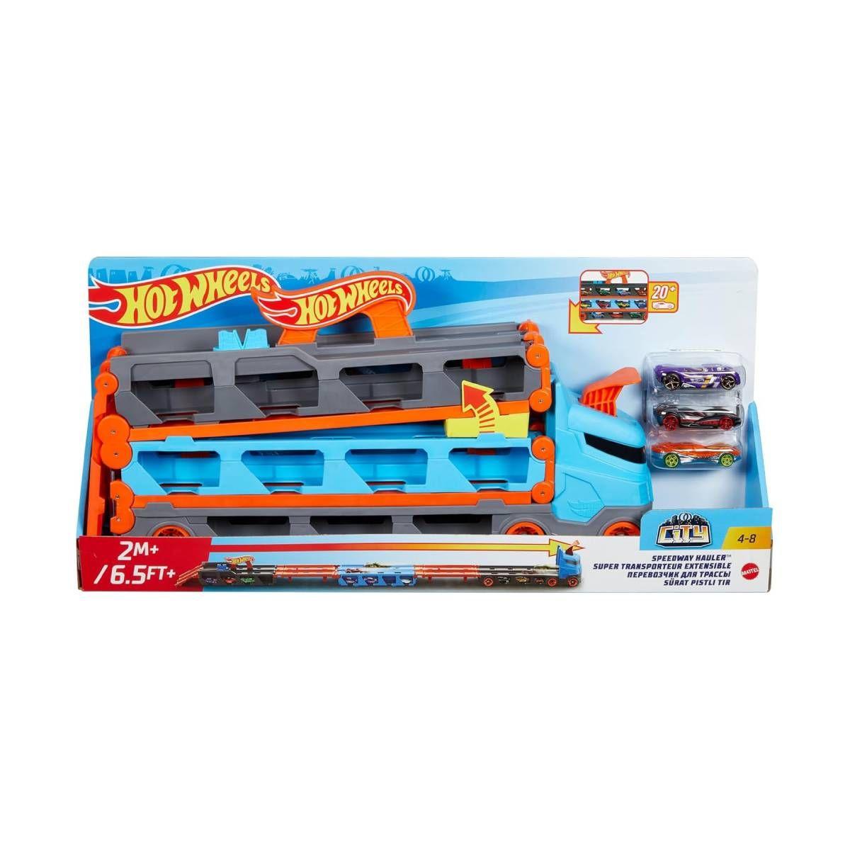 Hot Wheels Transporte Autopista Mattel-7