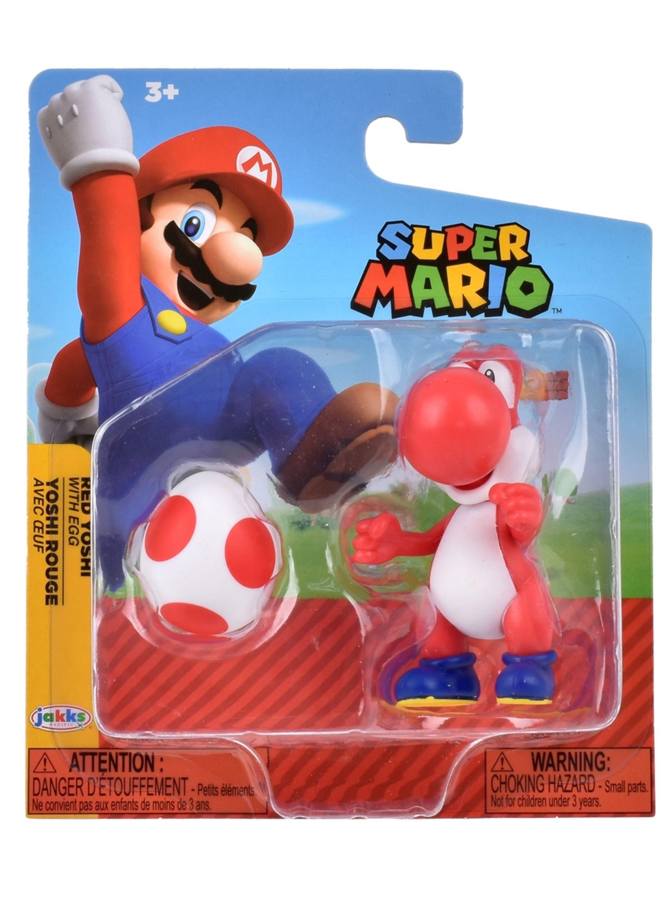 Figura 6 Cm Con Acc Super Mario De Nintendo - Red Yoshi-2