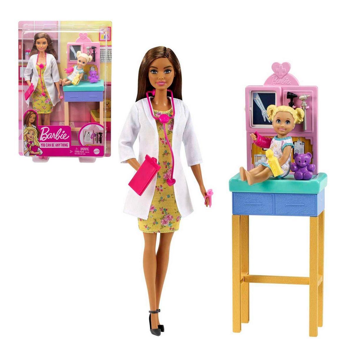 Barbie Profesiones Con Accesorios - Pediatra Morena-0