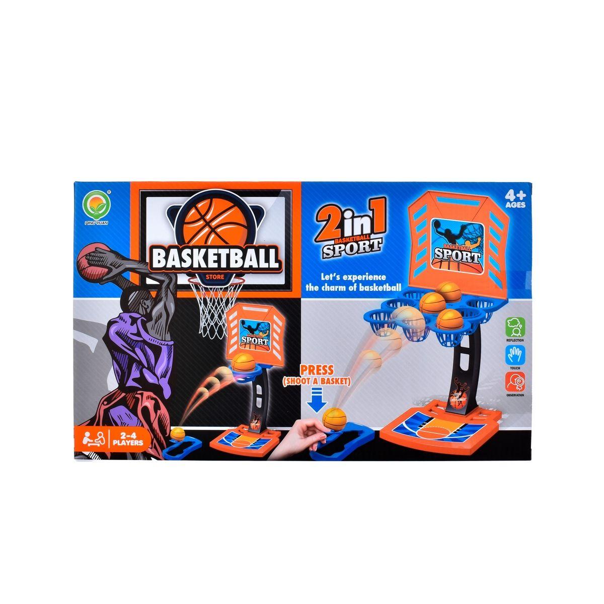 JUEGO BASQUETBALL DE MESA 2 EN 1-2