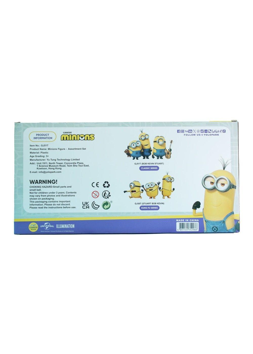 Set 3 Figuras de 9 a 13 CM Minions-2