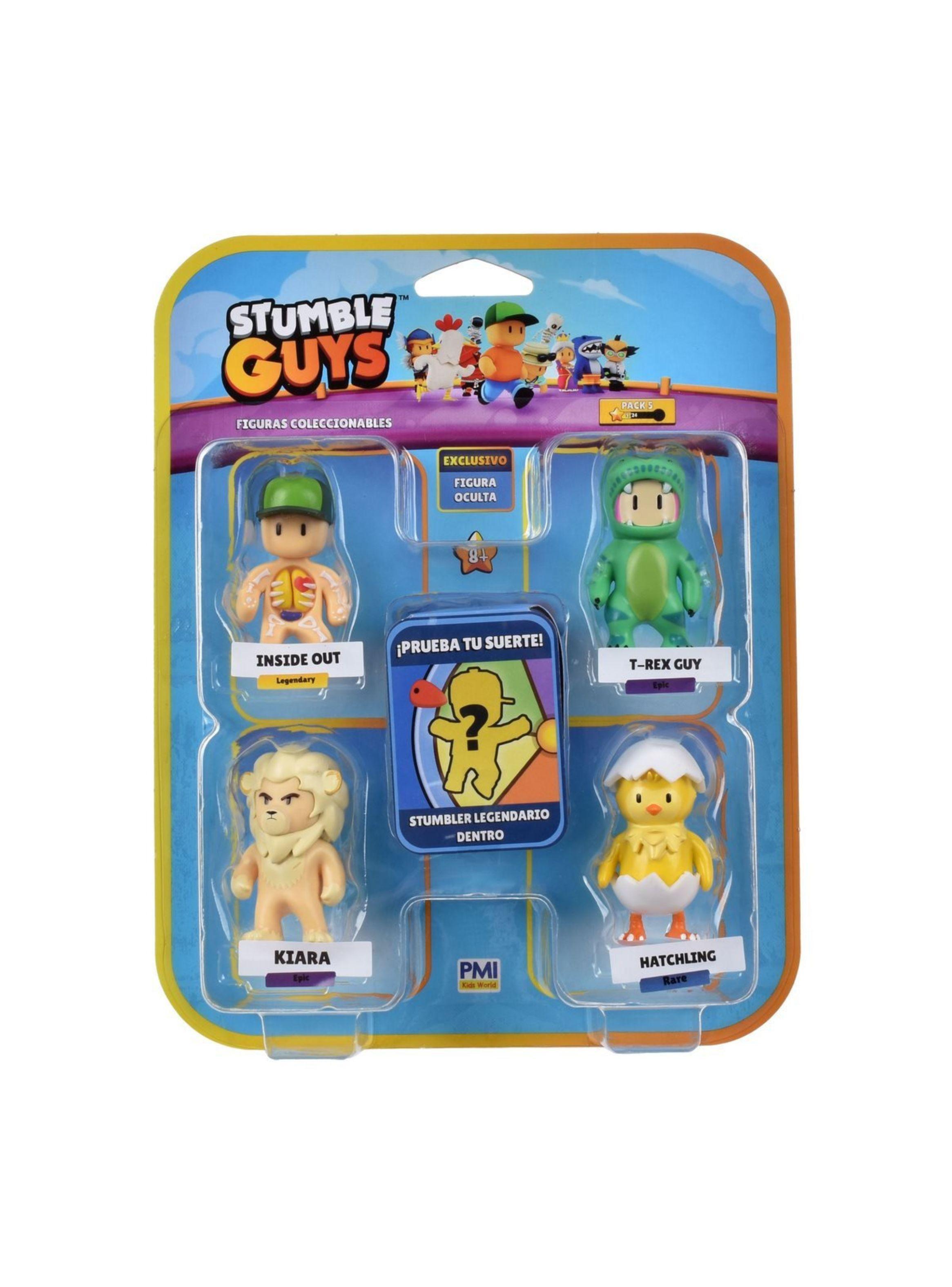 PACK 5 FIGURAS 5 CMS STUMBLE GUYS - T-REX GUY-2