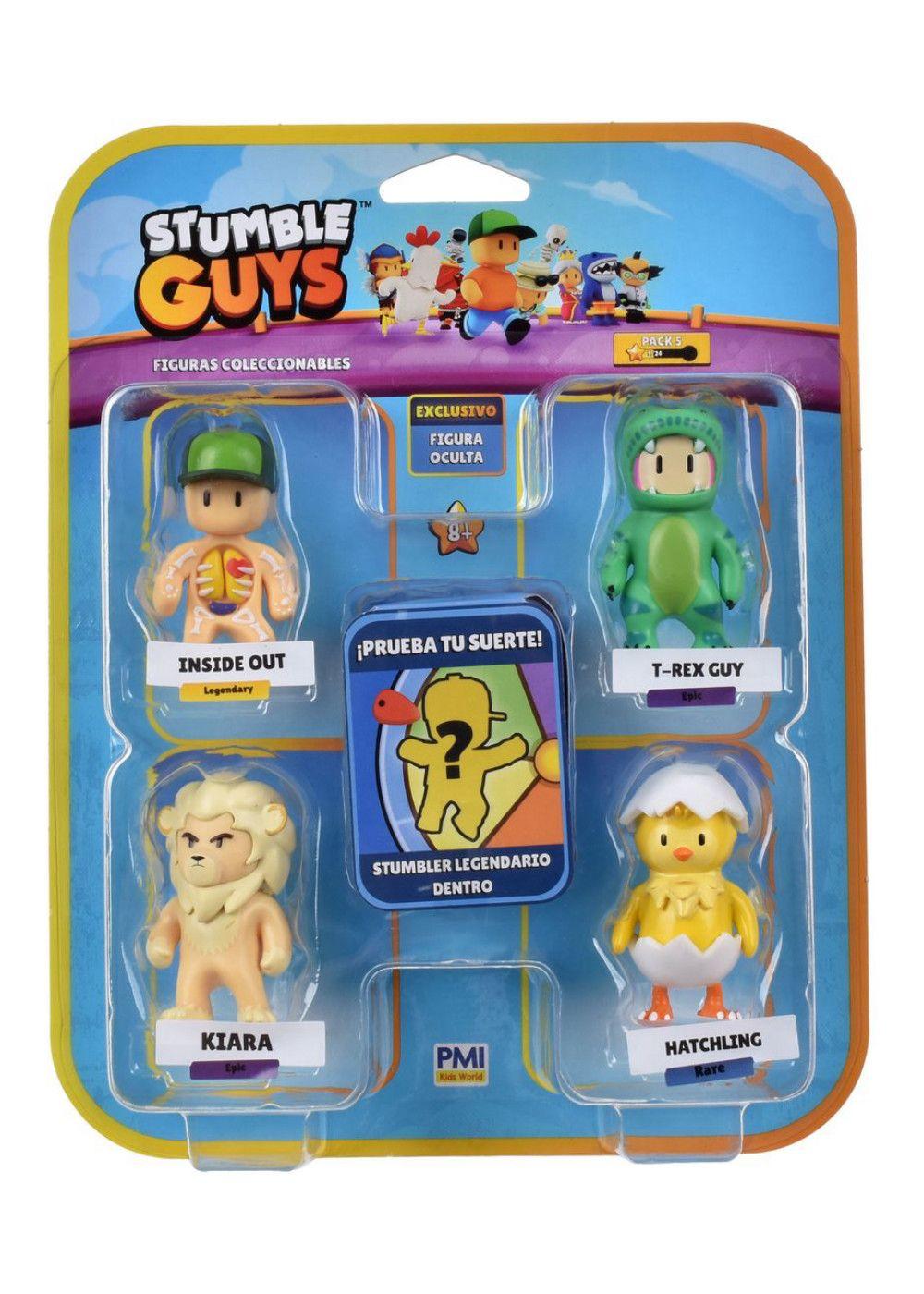 PACK 5 FIGURAS 5 CMS STUMBLE GUYS - T-REX GUY-2