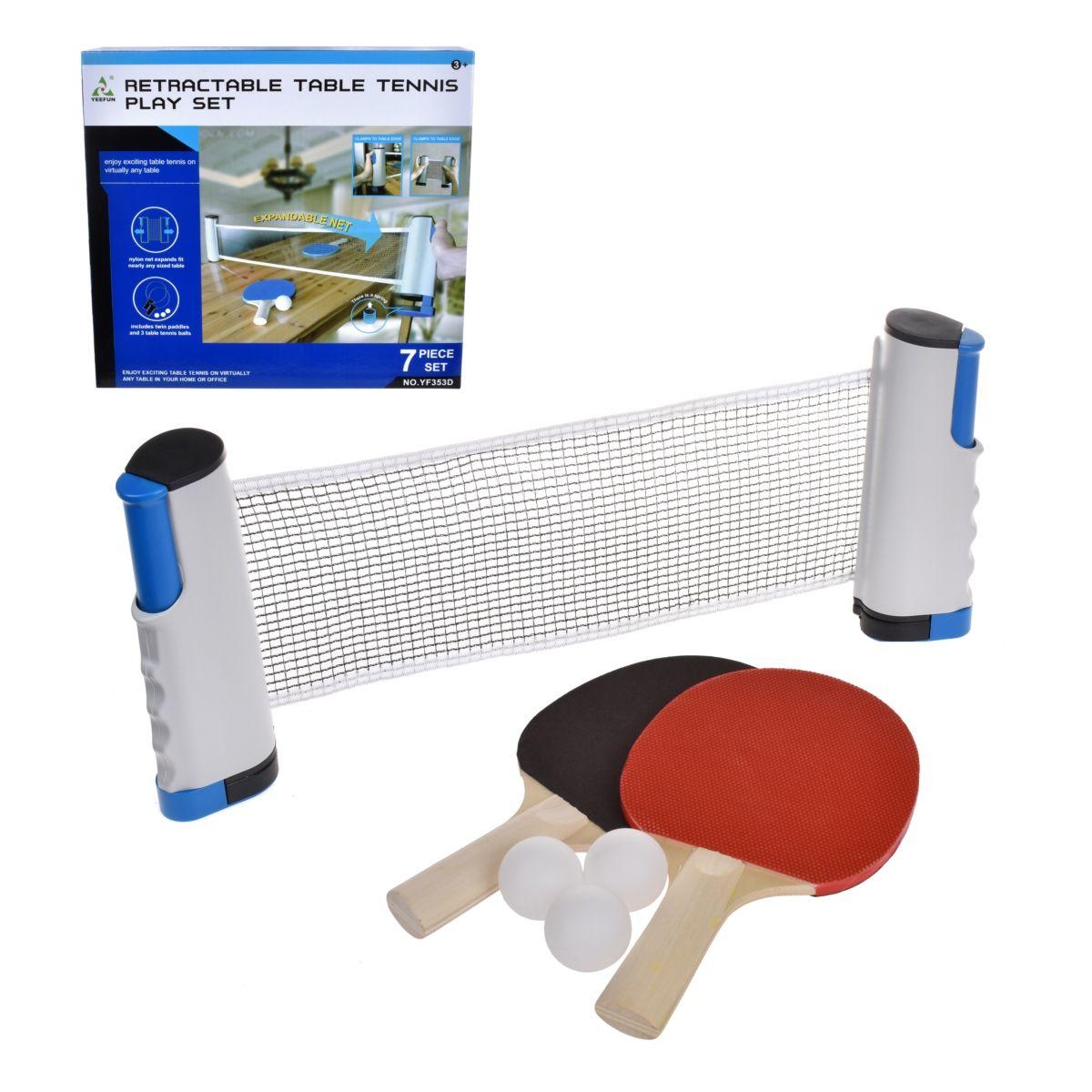 Set De Ping Pong Portátil Expandible-0