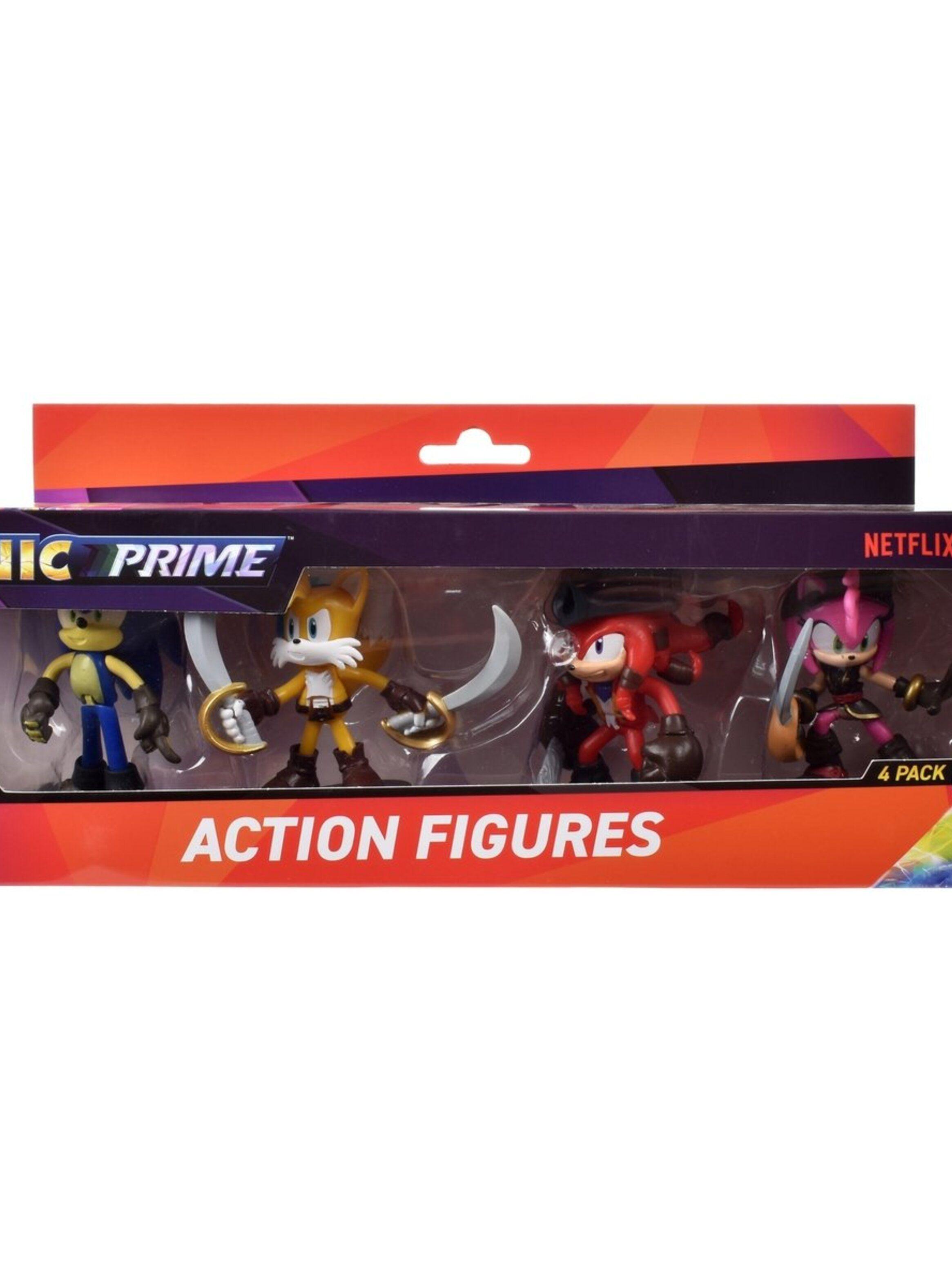 Pack 4 Figuras Articuladas Sonic 8 cm - Amy-2