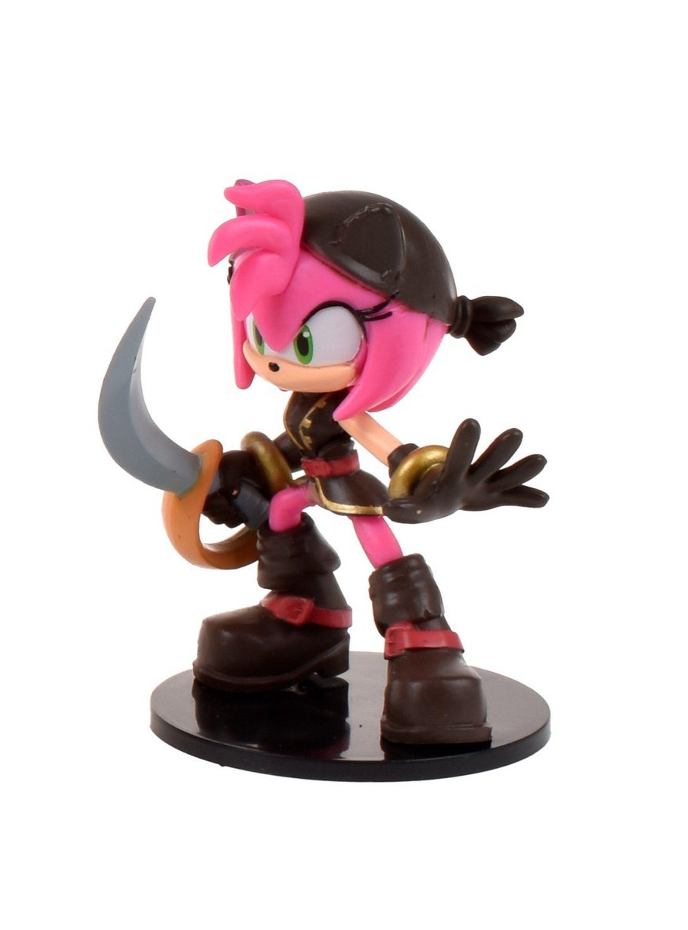 Pack 4 Figuras Articuladas Sonic 8 cm - Amy-8