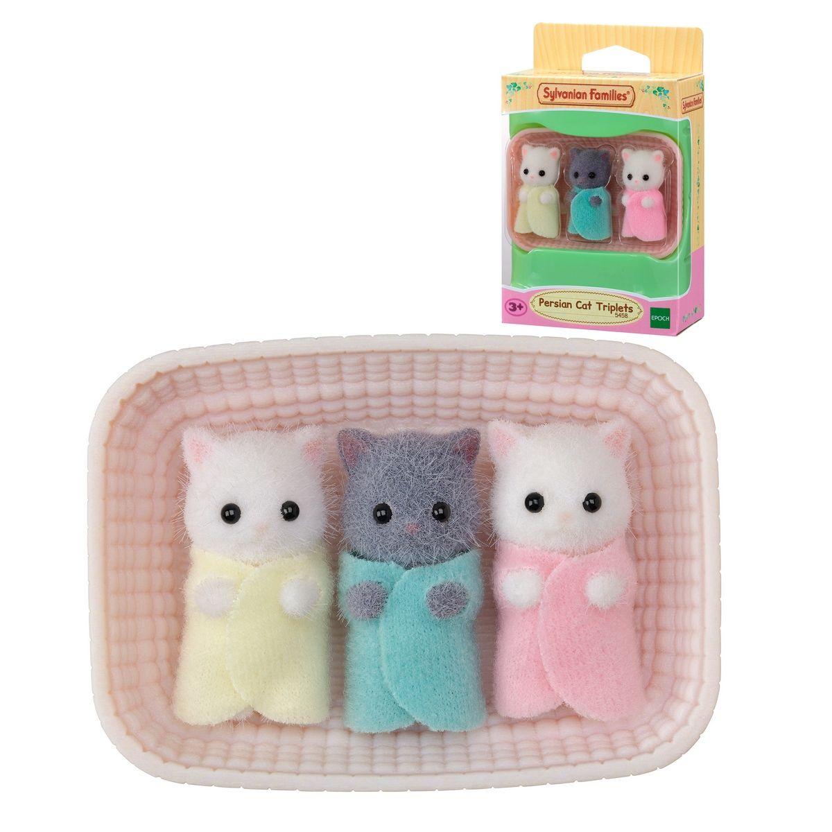 TRILLIZOS GATO PERSA  SYLVANIAN FAMILIES-1