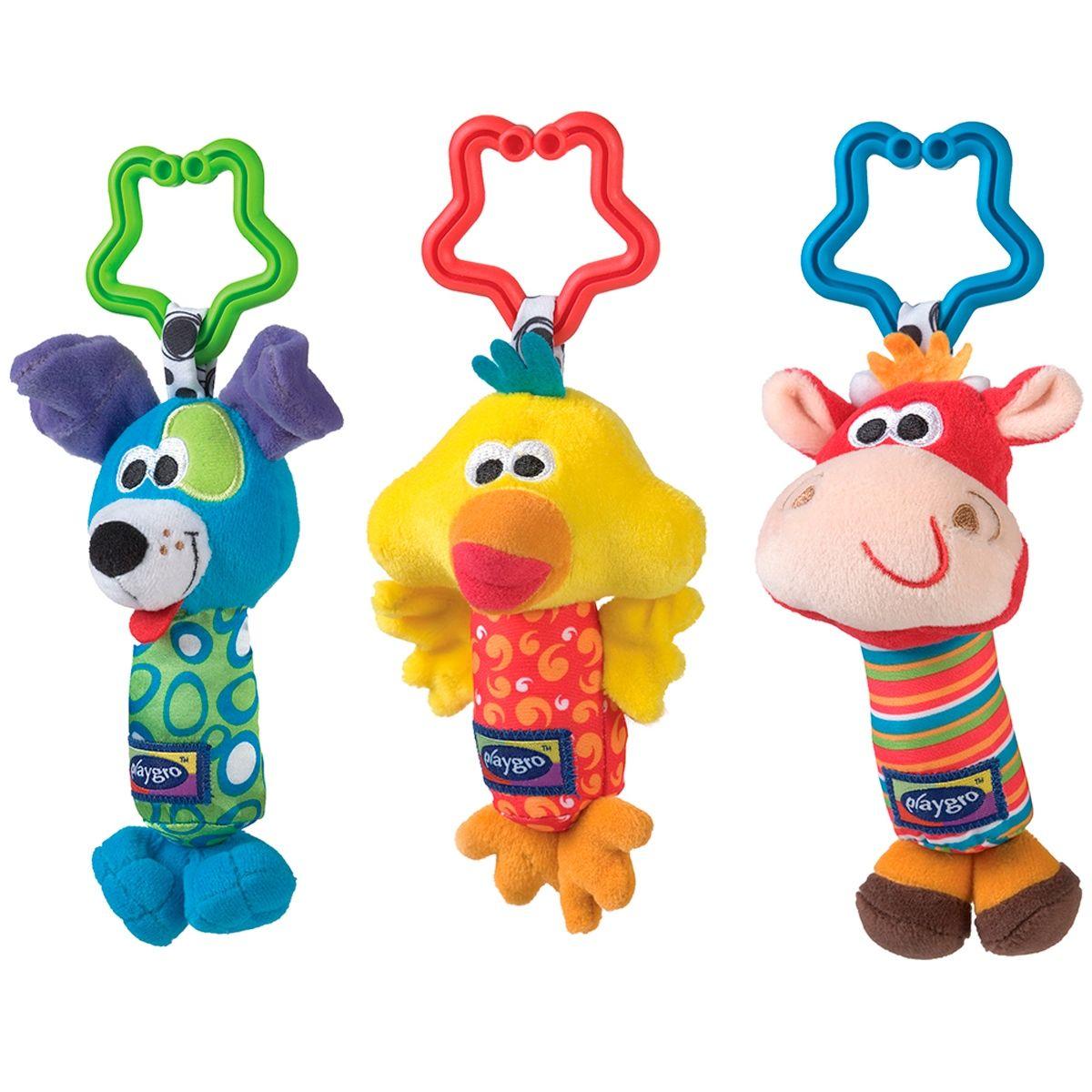 Sonajeros Playgro trío tintineante para bebé-7