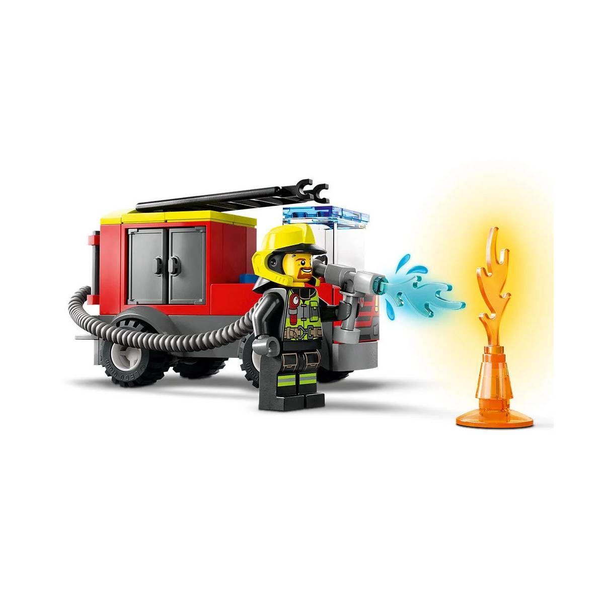 ESTACIÓN DE BOMBEROS Y CAMIÓN DE BOMBEROS LEGO CITY-6