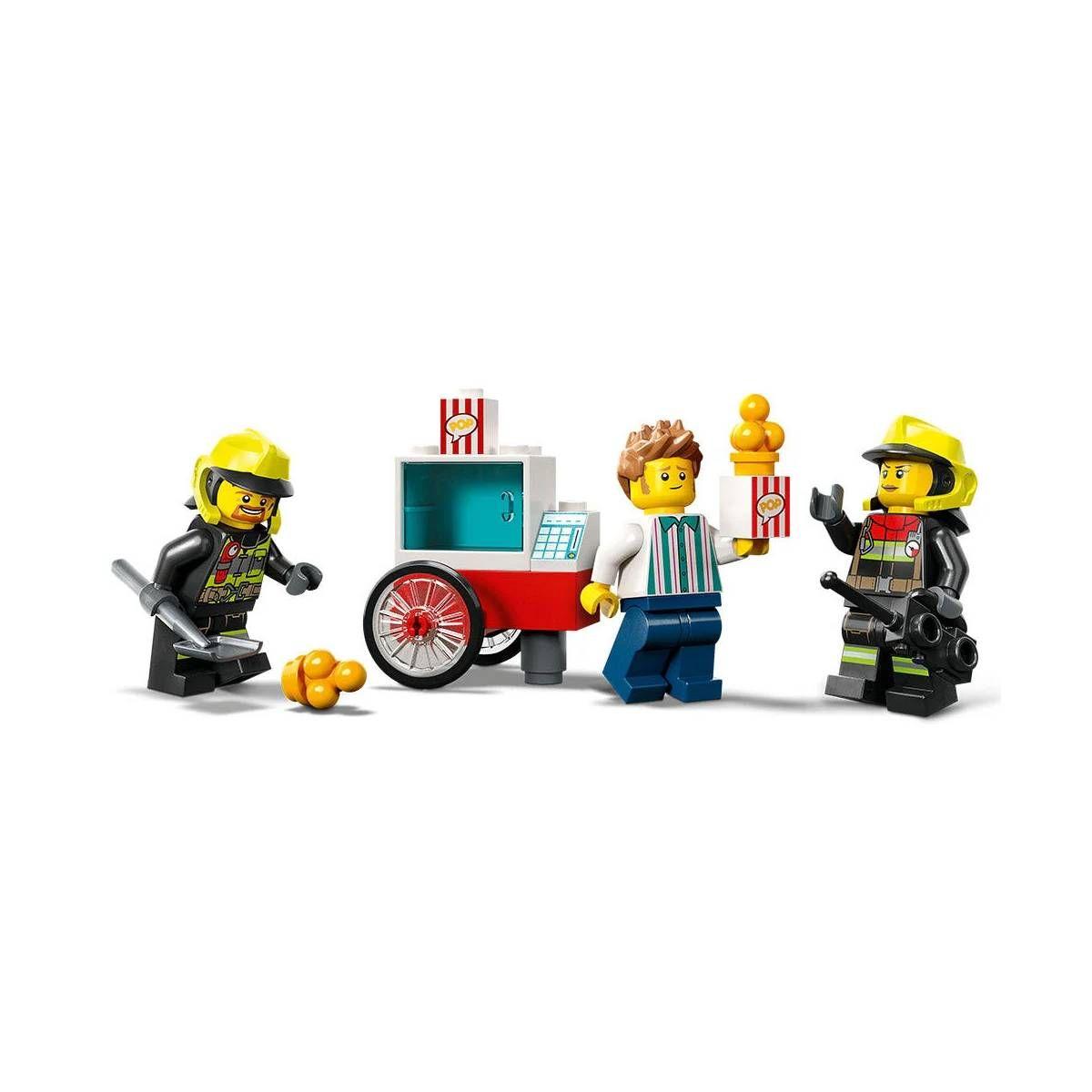 ESTACIÓN DE BOMBEROS Y CAMIÓN DE BOMBEROS LEGO CITY-9