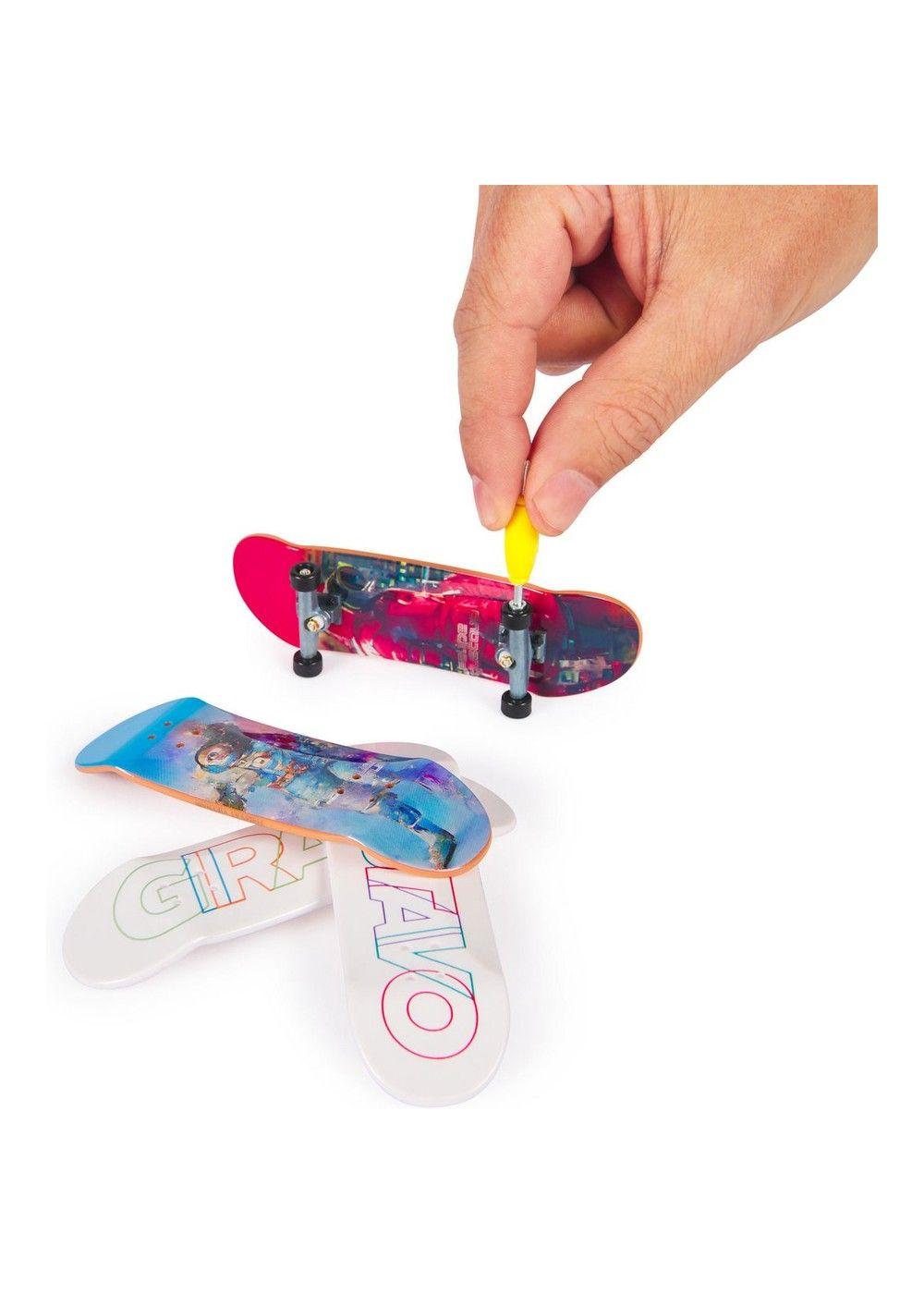 Mini skate Tech Deck pack 4 Felipe Gustavo Paris 2024-3
