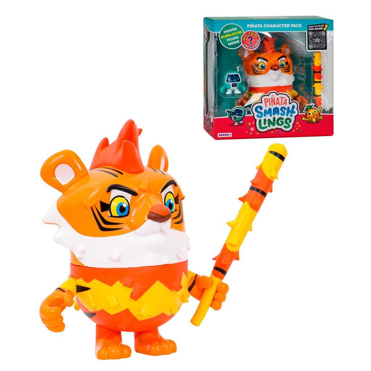 Box Con 3 Figuras Piñata Smashlings - Tigre-0