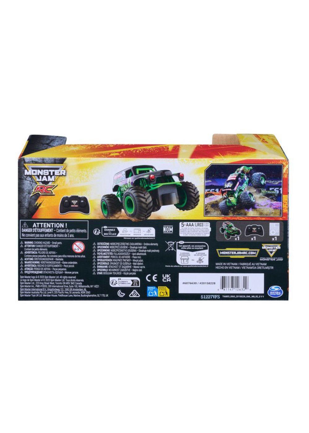 Spin Master Monster Jam RC Grave Digger 1:24 con Modo Choque Monster ...