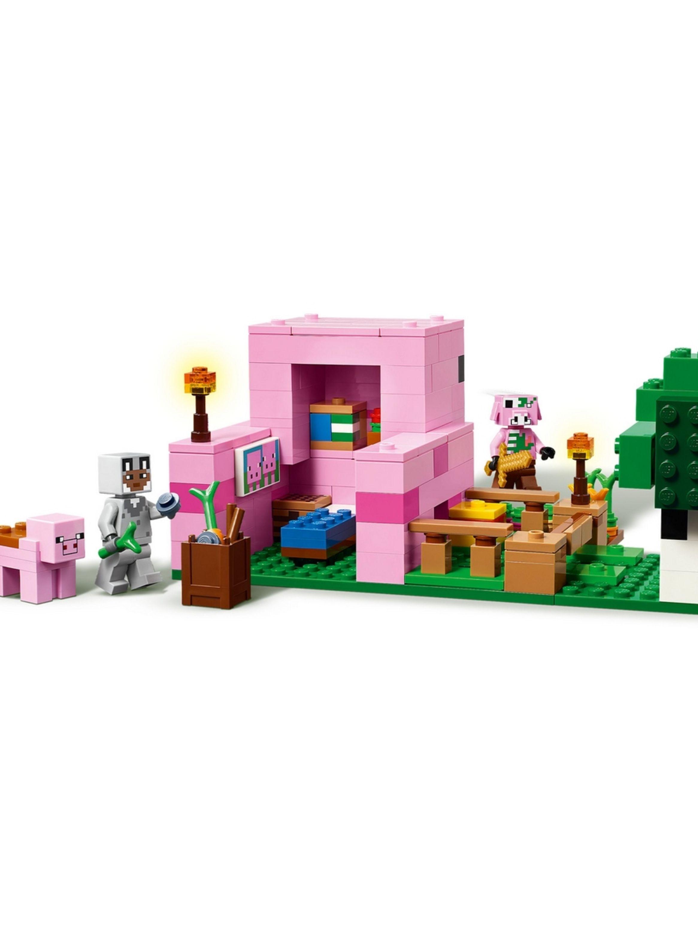 La Casa-Cerdo Bebé Lego Minecraft-4