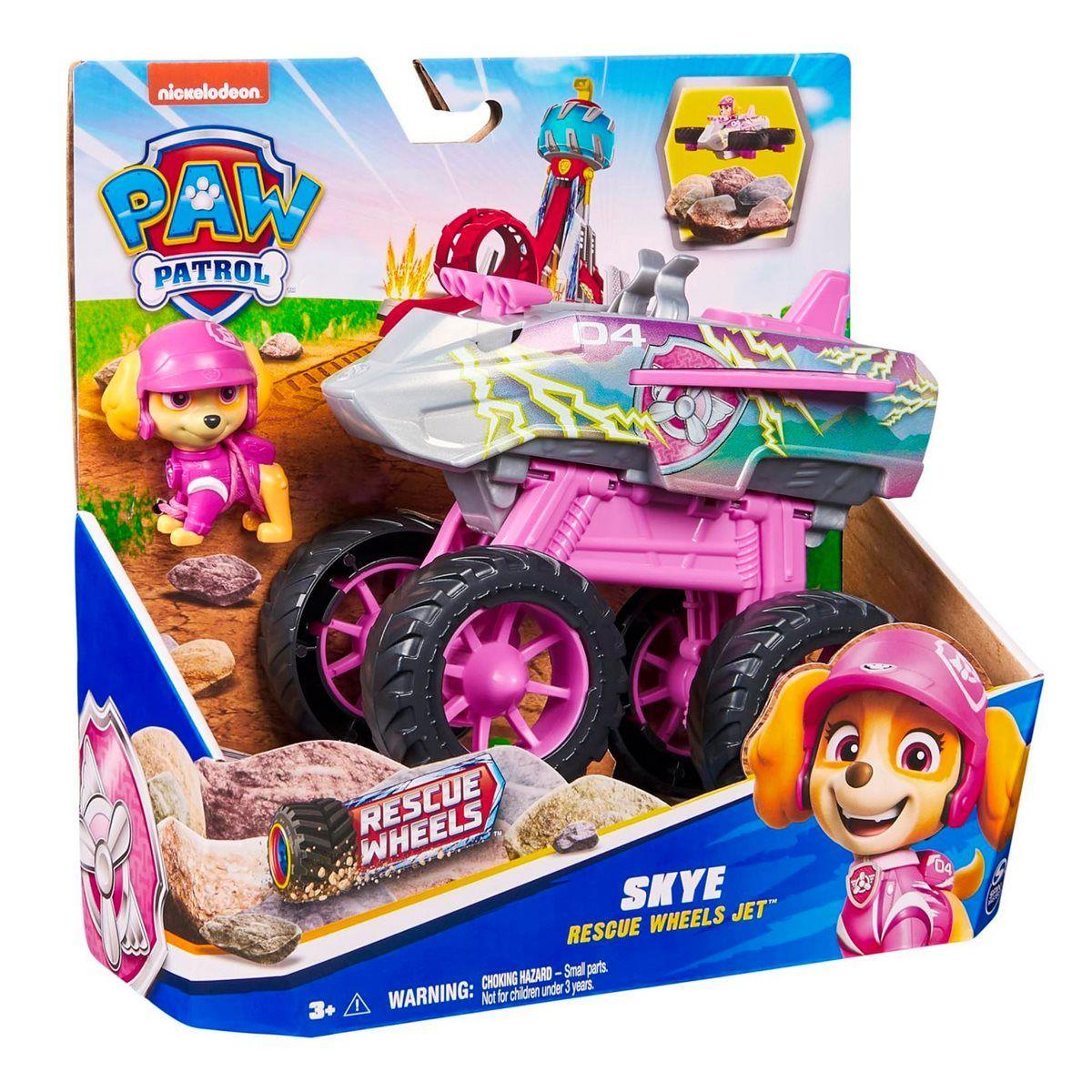 PAW PATROL VEHICULO RESCUE WHEELS - SKYE RESCUE WHEELS JET-1