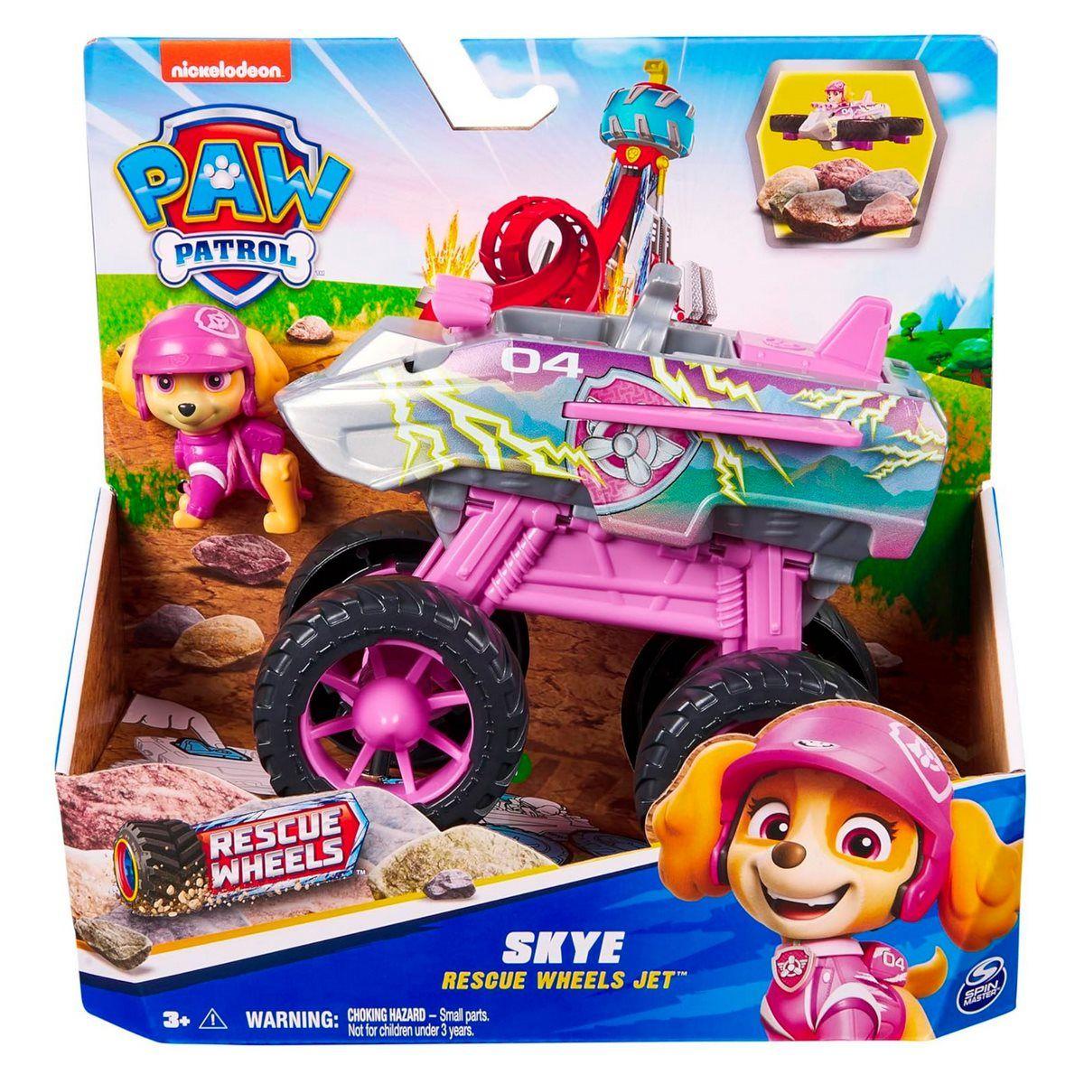 PAW PATROL VEHICULO RESCUE WHEELS - SKYE RESCUE WHEELS JET-2