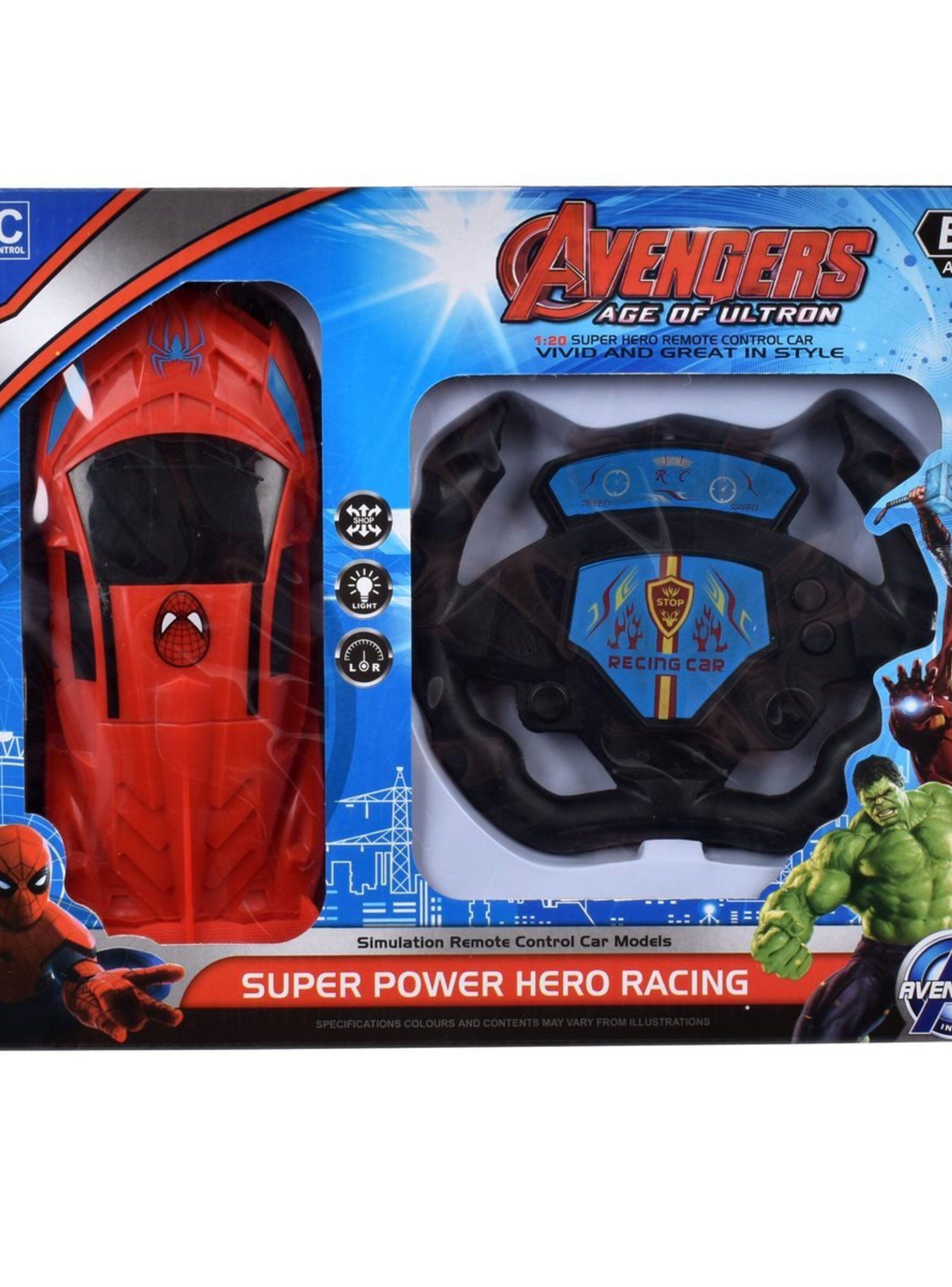 Auto Radio Controlado De 20 Cm Función Simple Spiderman-2