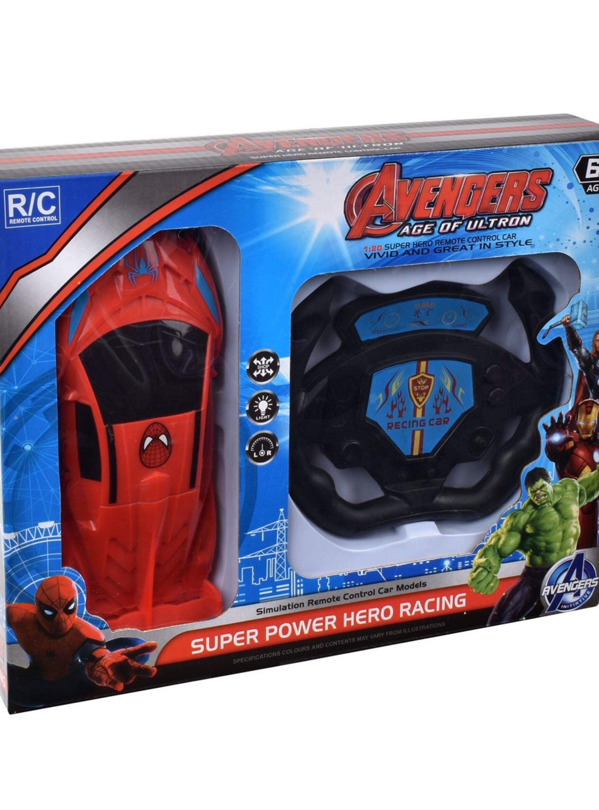Auto Radio Controlado De 20 Cm Función Simple Spiderman-3