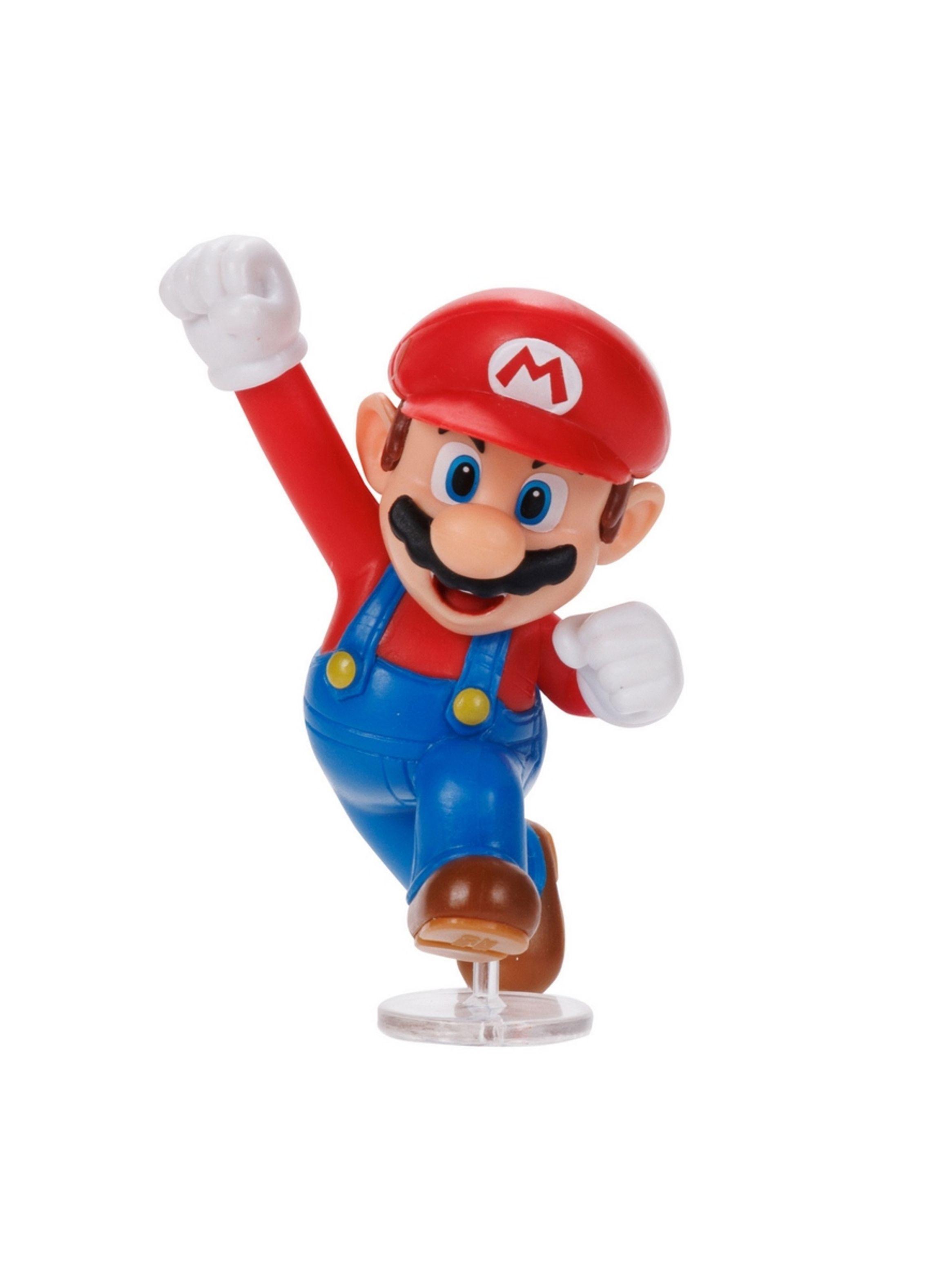 Figuras 6 Cm Super Mario De Nintendo Wave 53 - Mario-0