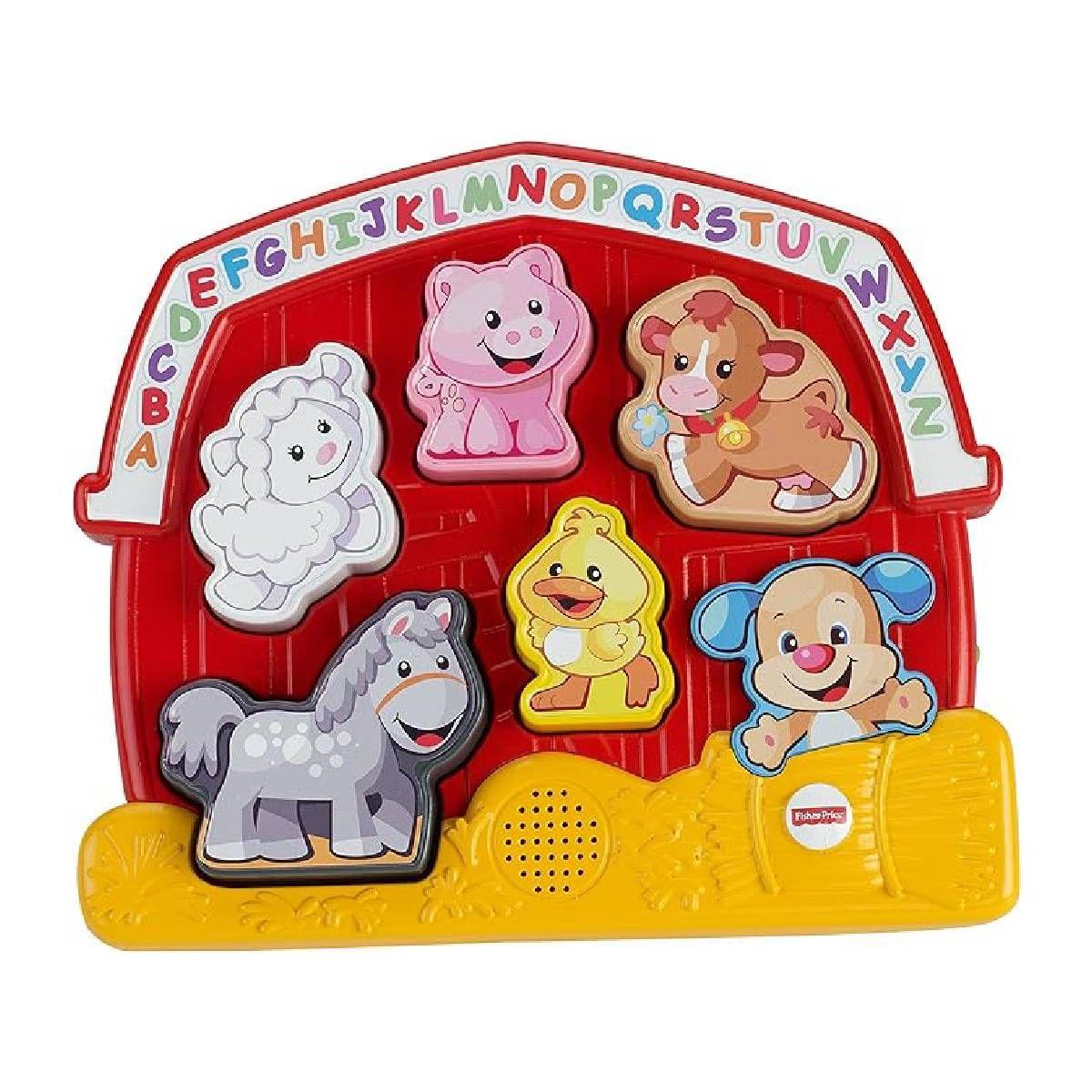 Rompecabezas De Animales Fisher Price - Rojo-4