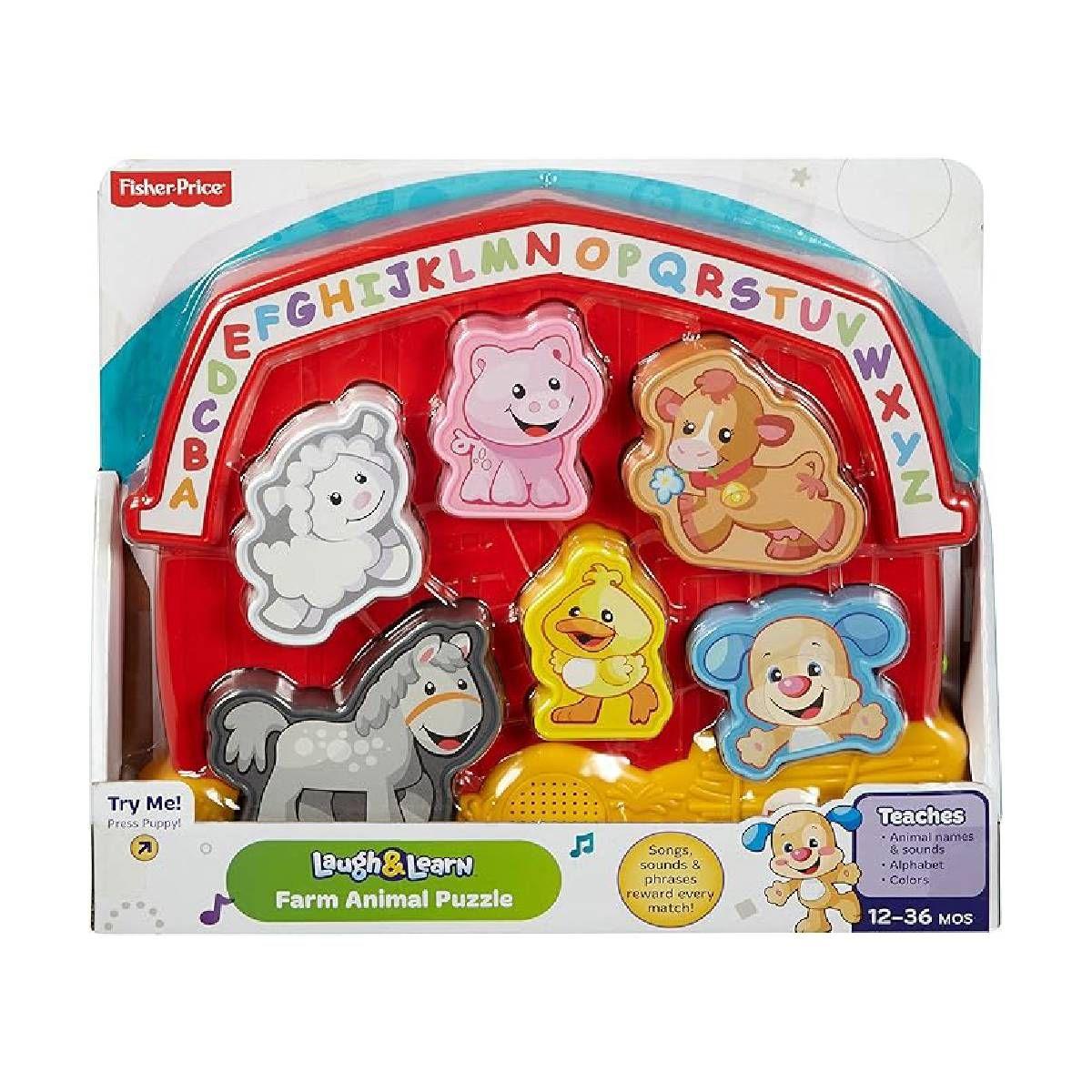 Rompecabezas De Animales Fisher Price - Rojo-7