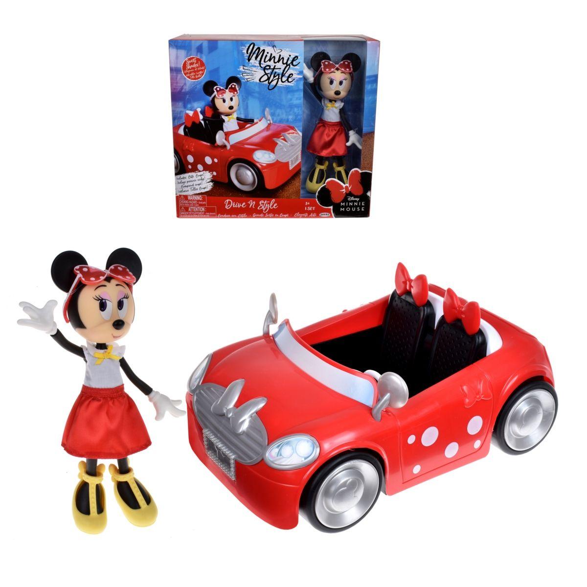 Muñeca 28 Cms. Minnie Con Auto Convertible-1