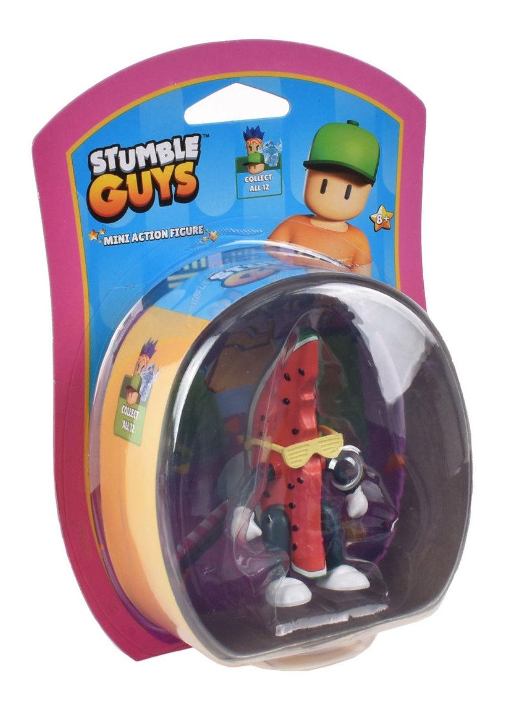 FIGURA 8 CM ARTICULADA  STUMBLE GUYS - WATERMELON GUY-1