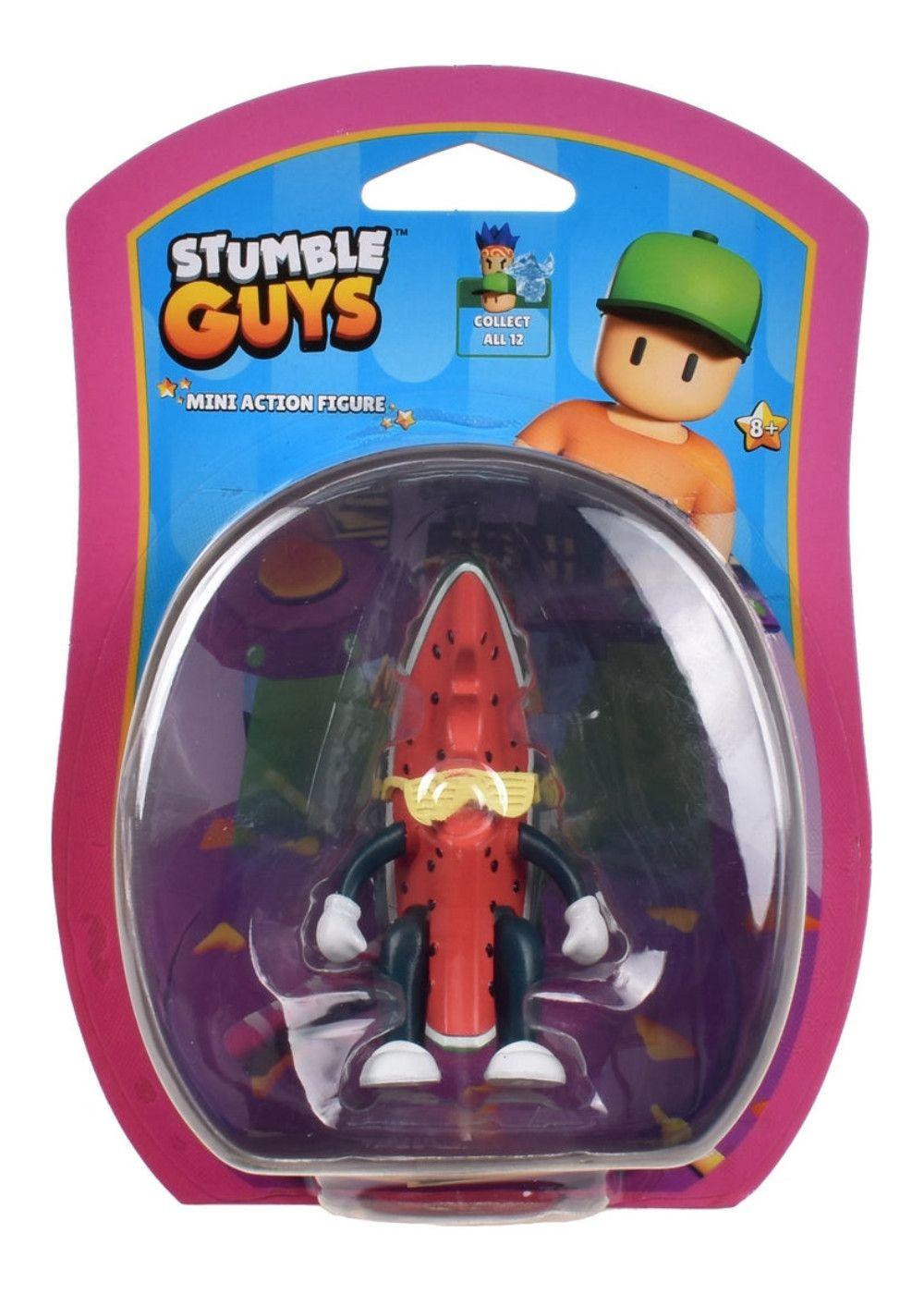 FIGURA 8 CM ARTICULADA  STUMBLE GUYS - WATERMELON GUY-2