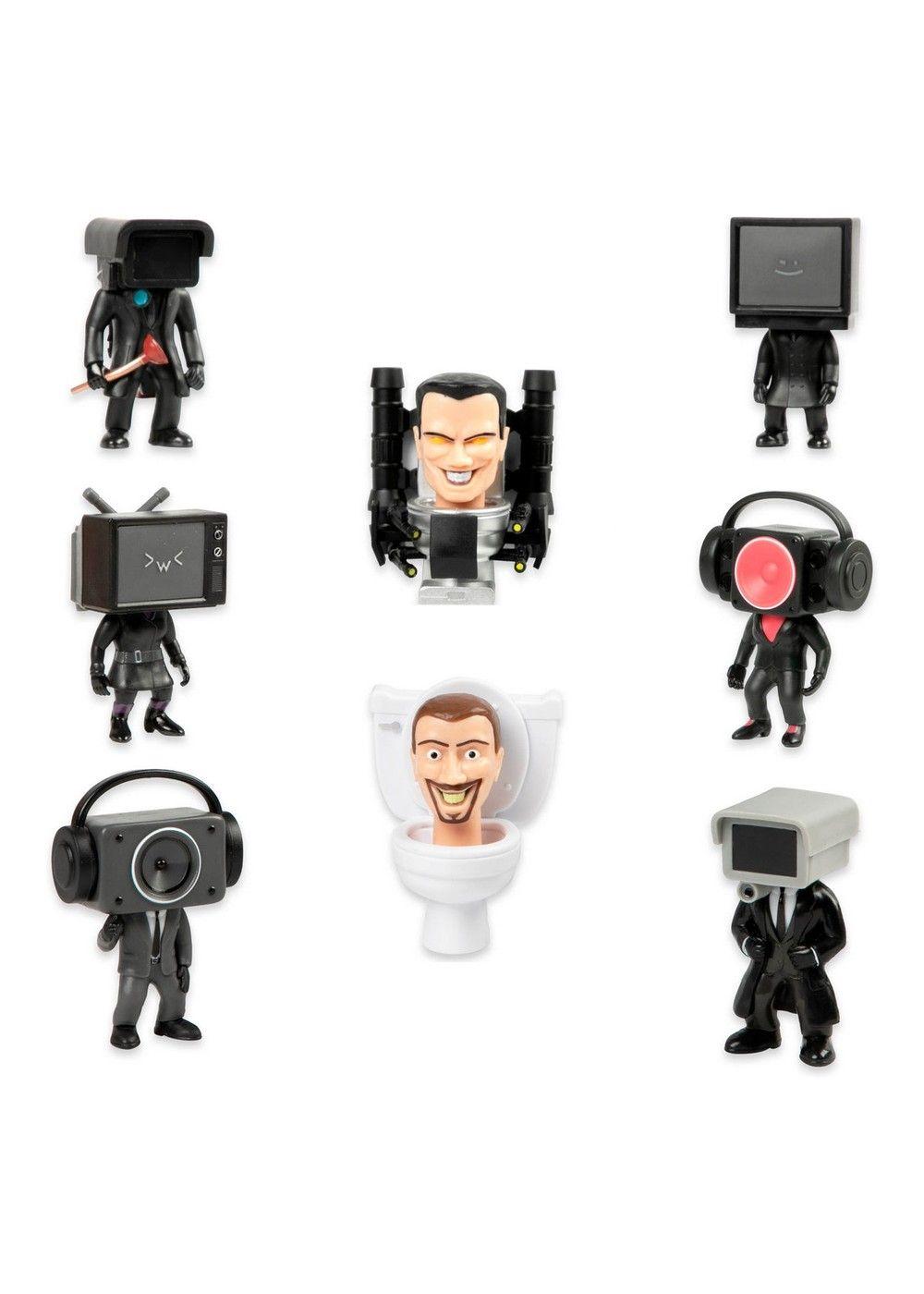 Figuras coleccionables SKIBIDI misteriosa 8 personajes-0