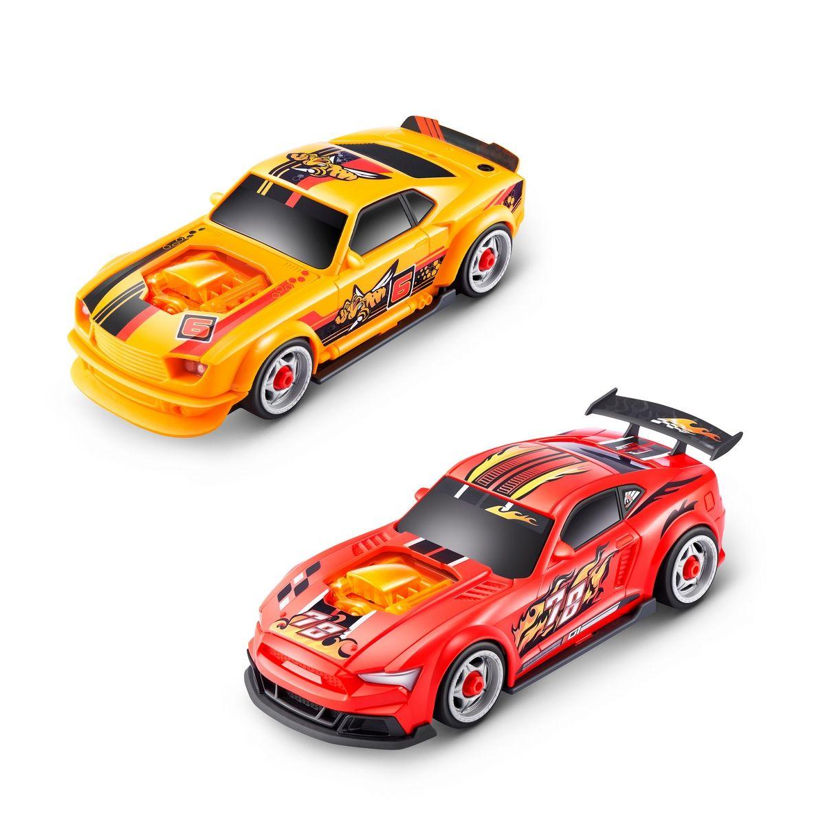 PLAYSET CASCO SPEED HERO METAL MACHINES - ROJO-2