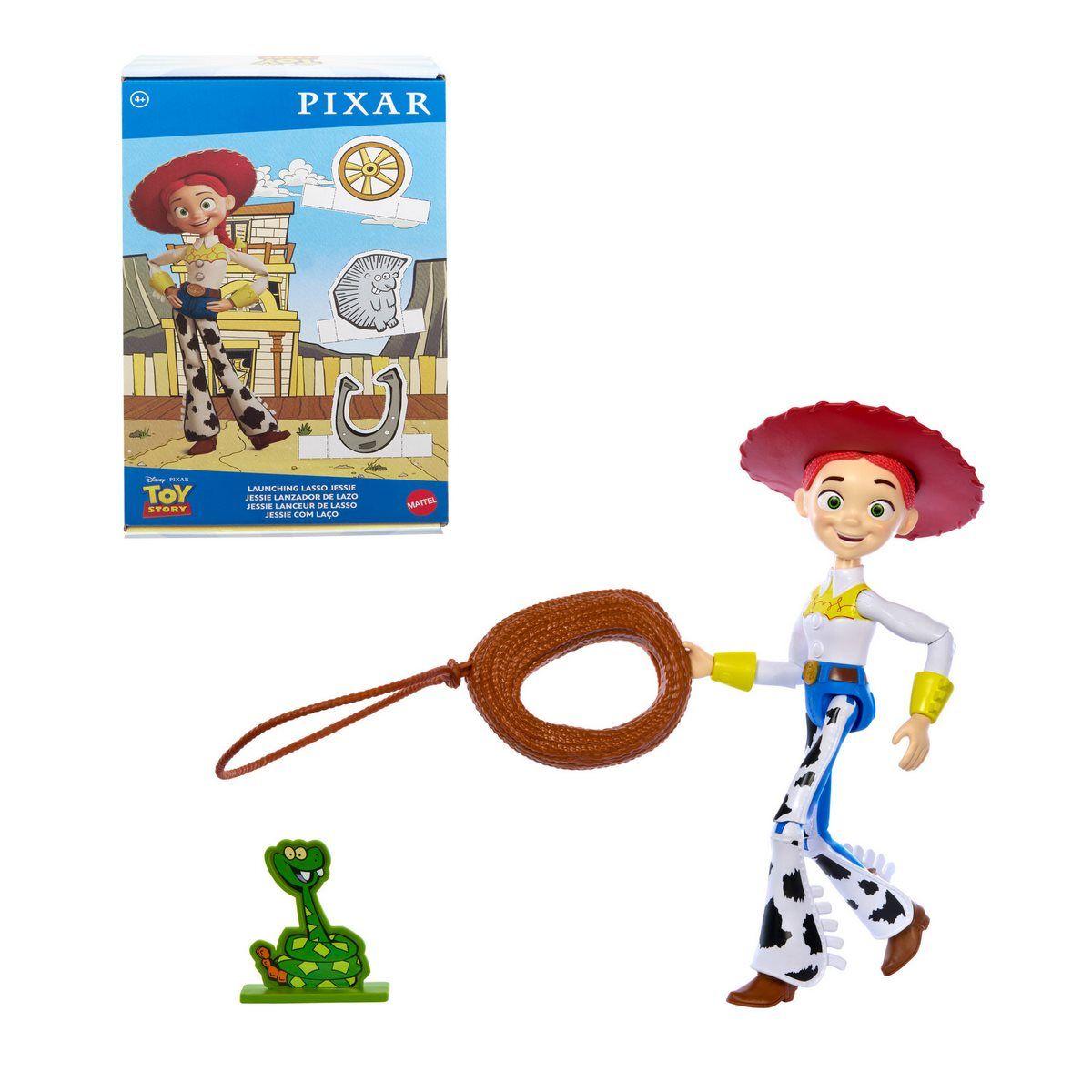 DISNEY PIXAR TOY STORY FIGURA DE ACCIÓN JESSIE CON LAZO-0