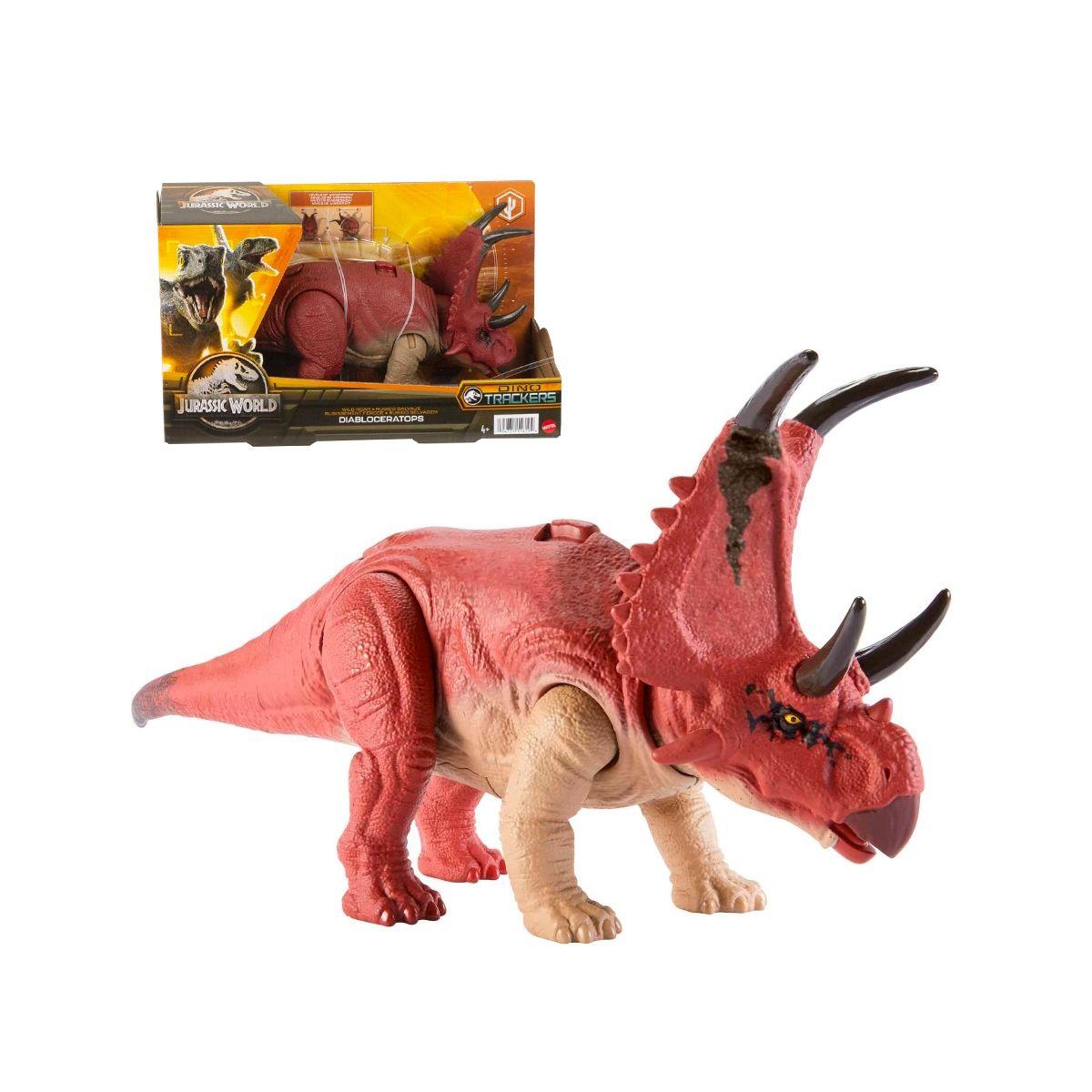 Jurassic World Dinosaurio De Juguete Diabloceratops Rugido-0