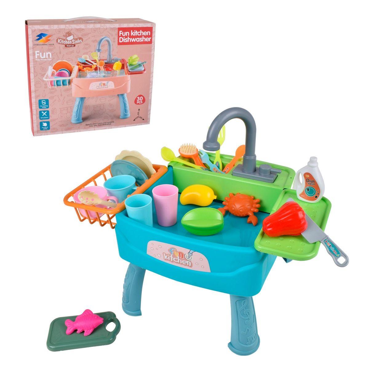 Lavaplatos Con Recirculacion De Agua Y Accesorios 30 Piezas-0