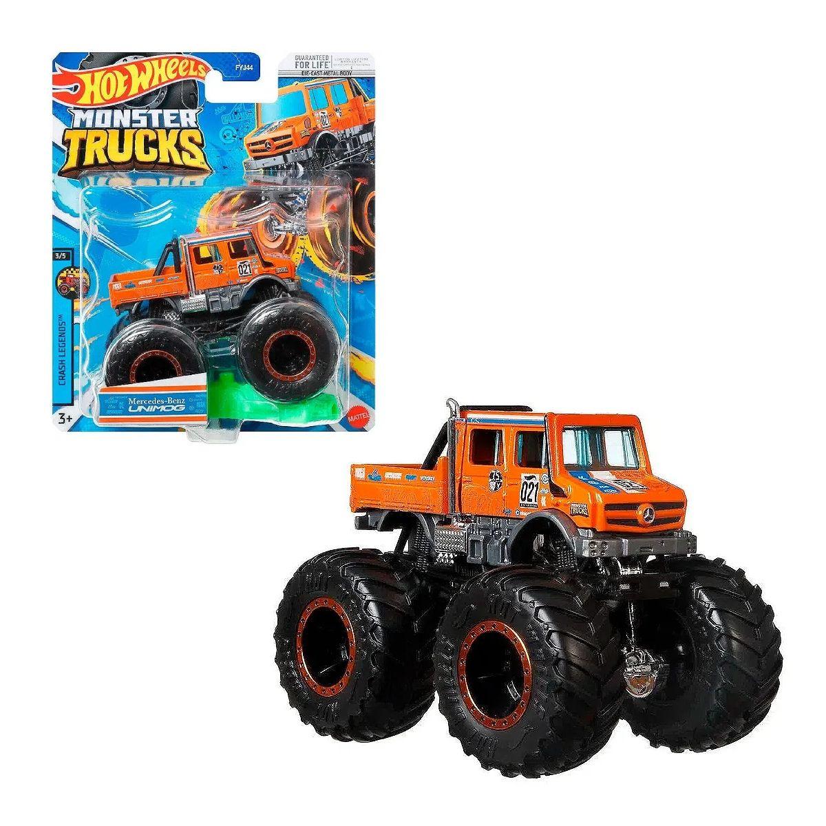 Hot Wheels Monster Truck Escala 1:64 - M-B Unimog-0