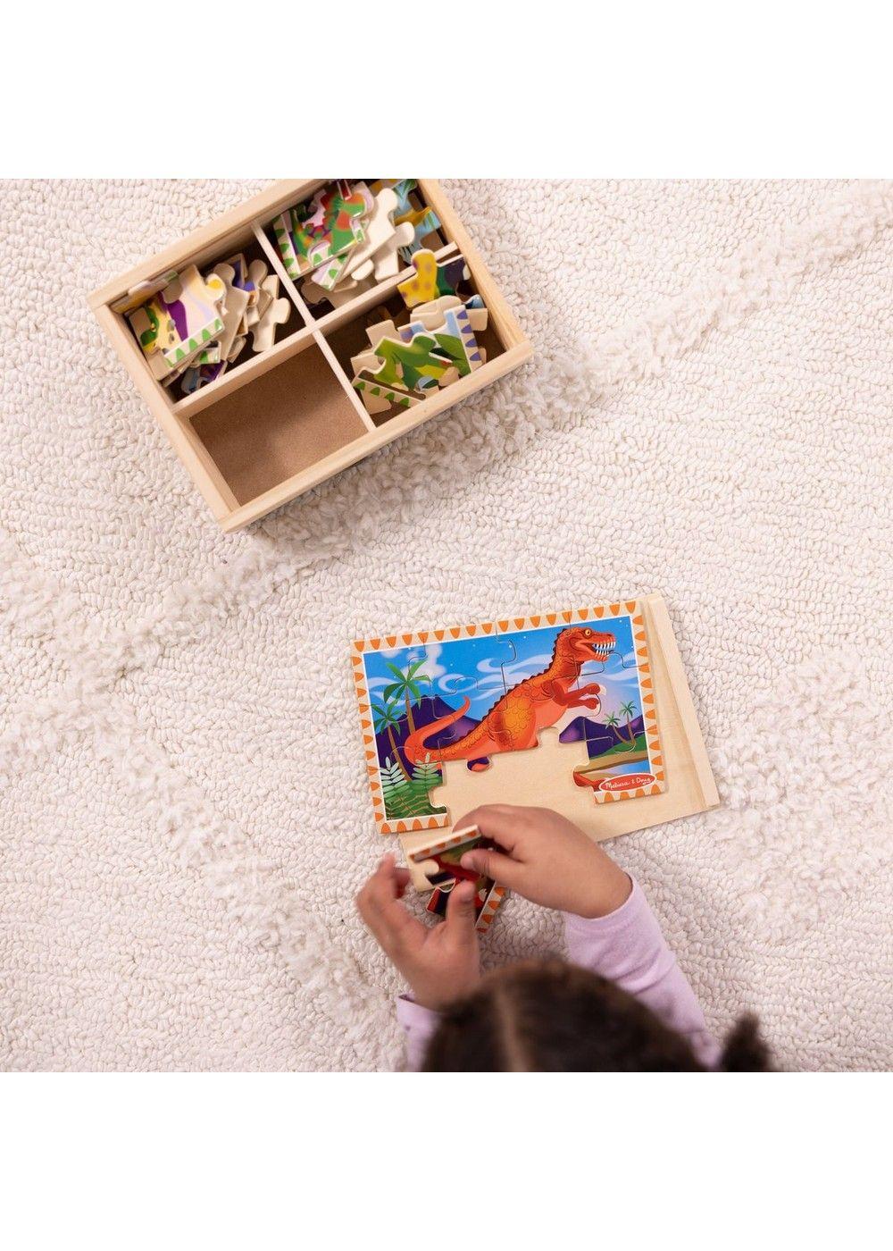 PUZZLES DE DINOSAURIO EN CAJA MELISSA AND DOUG-2