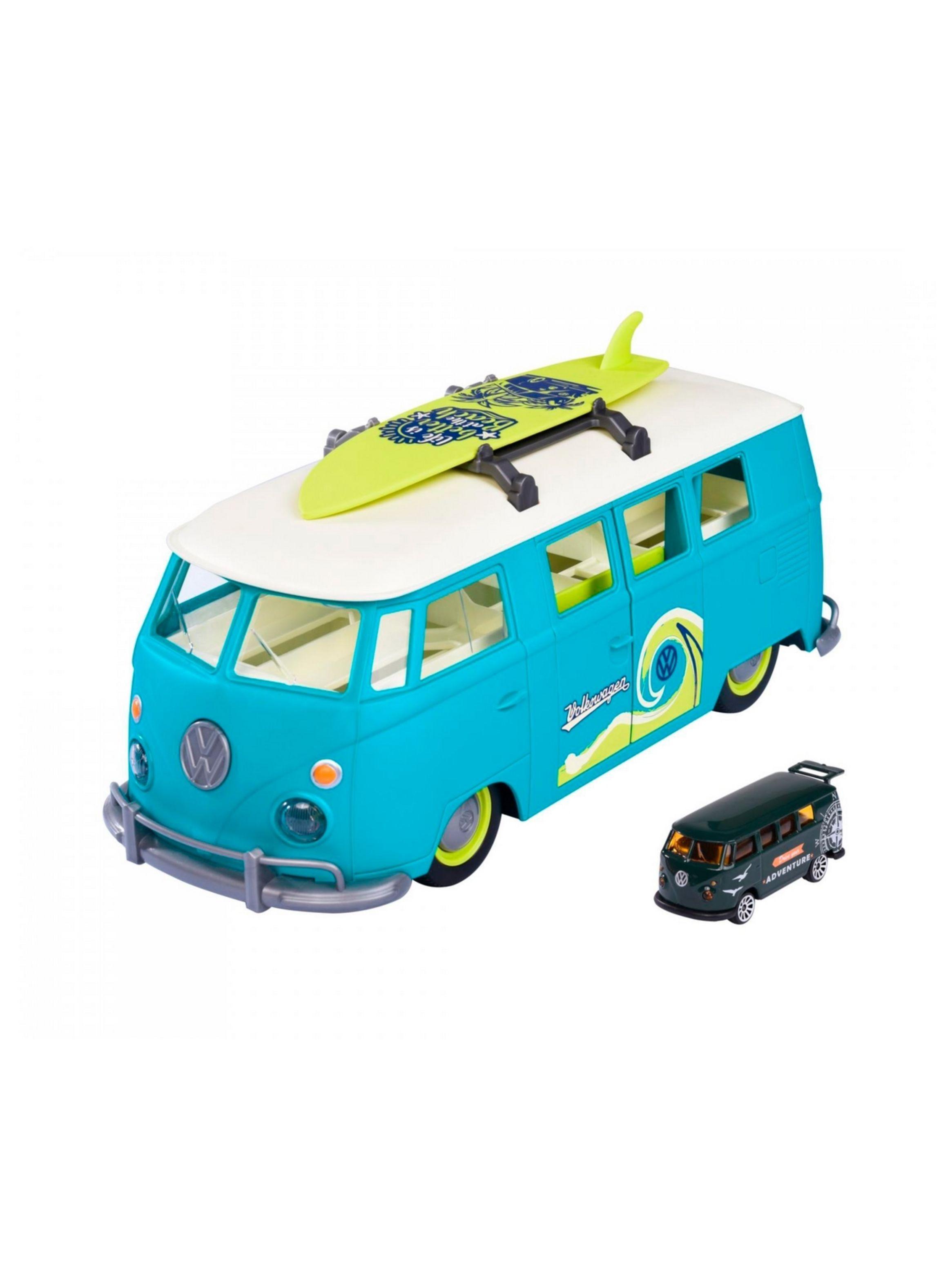 Vehículo MAJORETTE VW T1 maleta colección auto-0