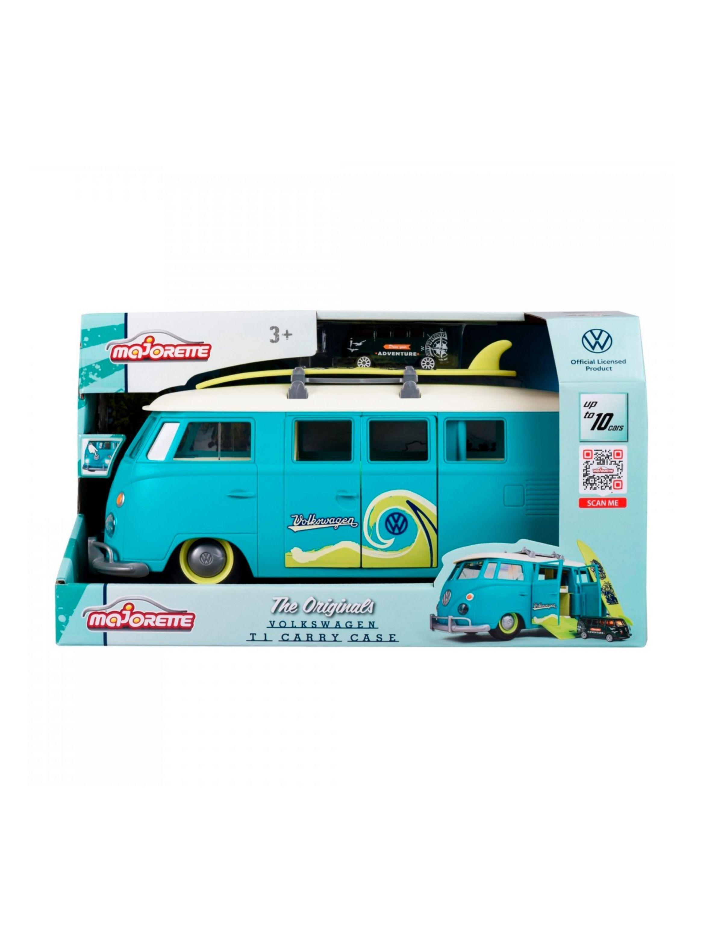 Vehículo MAJORETTE VW T1 maleta colección auto-1