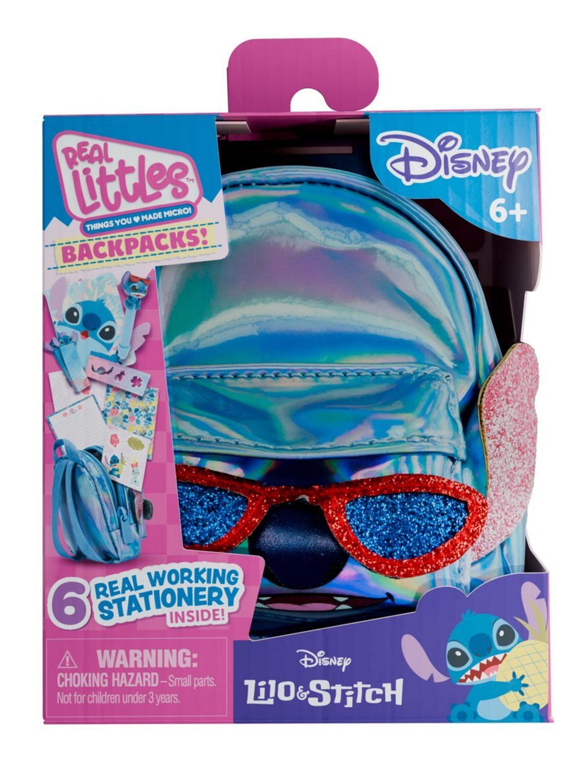 Mini mochila stitch con accesorios real littles-2