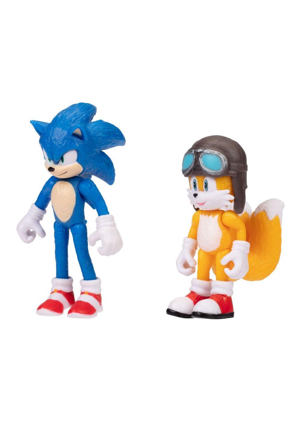 Avion Biplano Sonic Con Figura 6 Cms-3