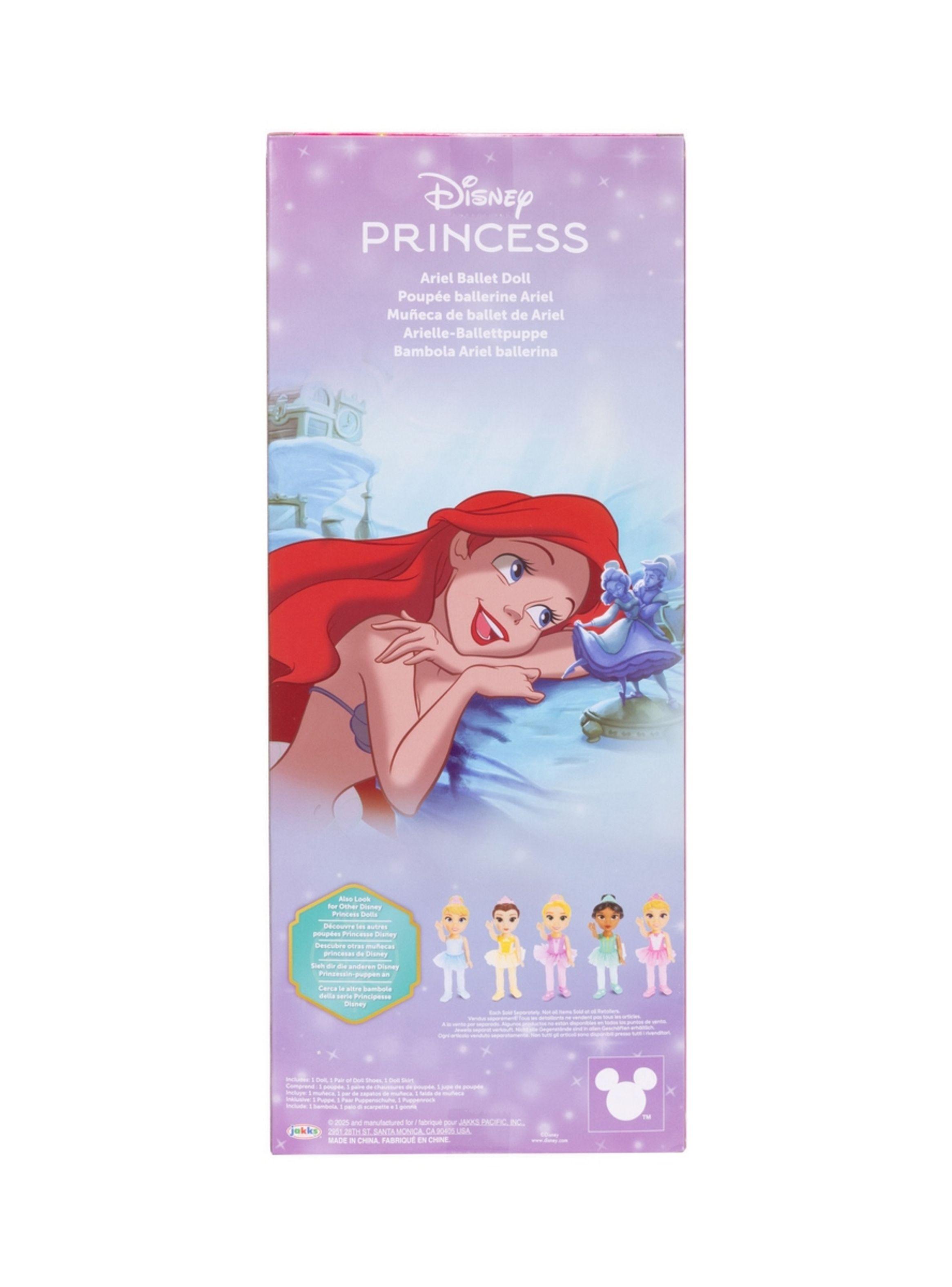 Muñeca Ballet Ariel Princesas Disney 35 cm-3