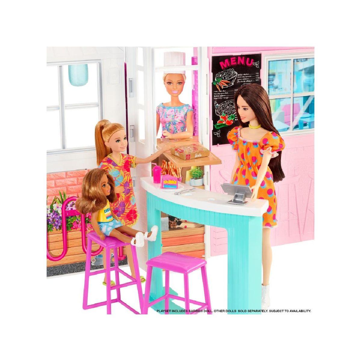 Barbie Estate Restaurante Con Muñeca Mattel-2