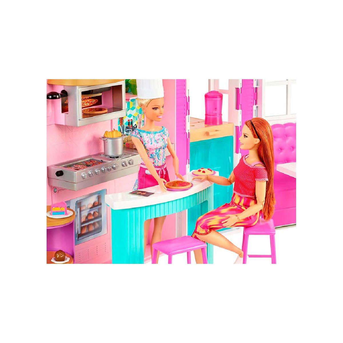 Barbie Estate Restaurante Con Muñeca Mattel-3