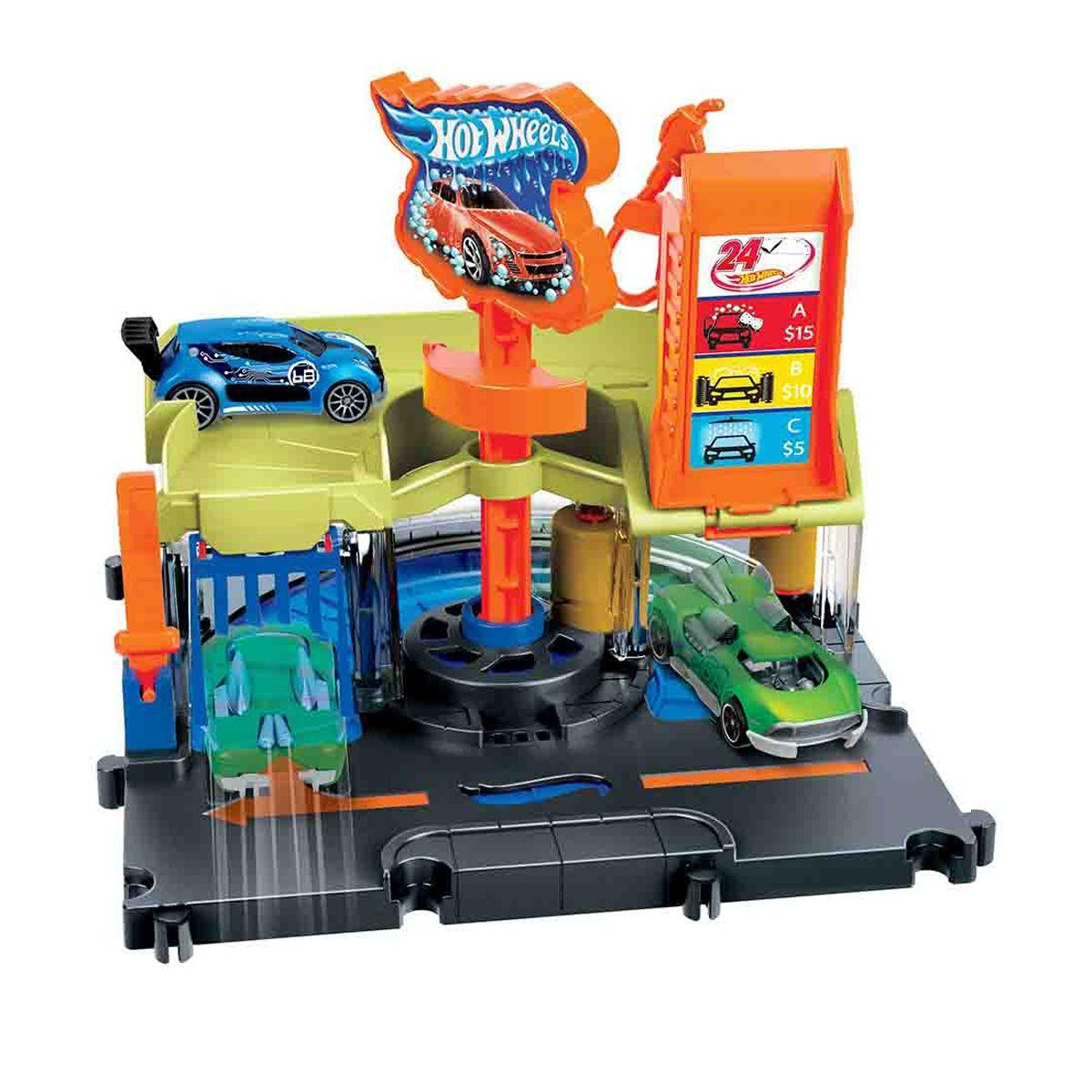 Hot Wheels City Autolavado De La Ciudad-0