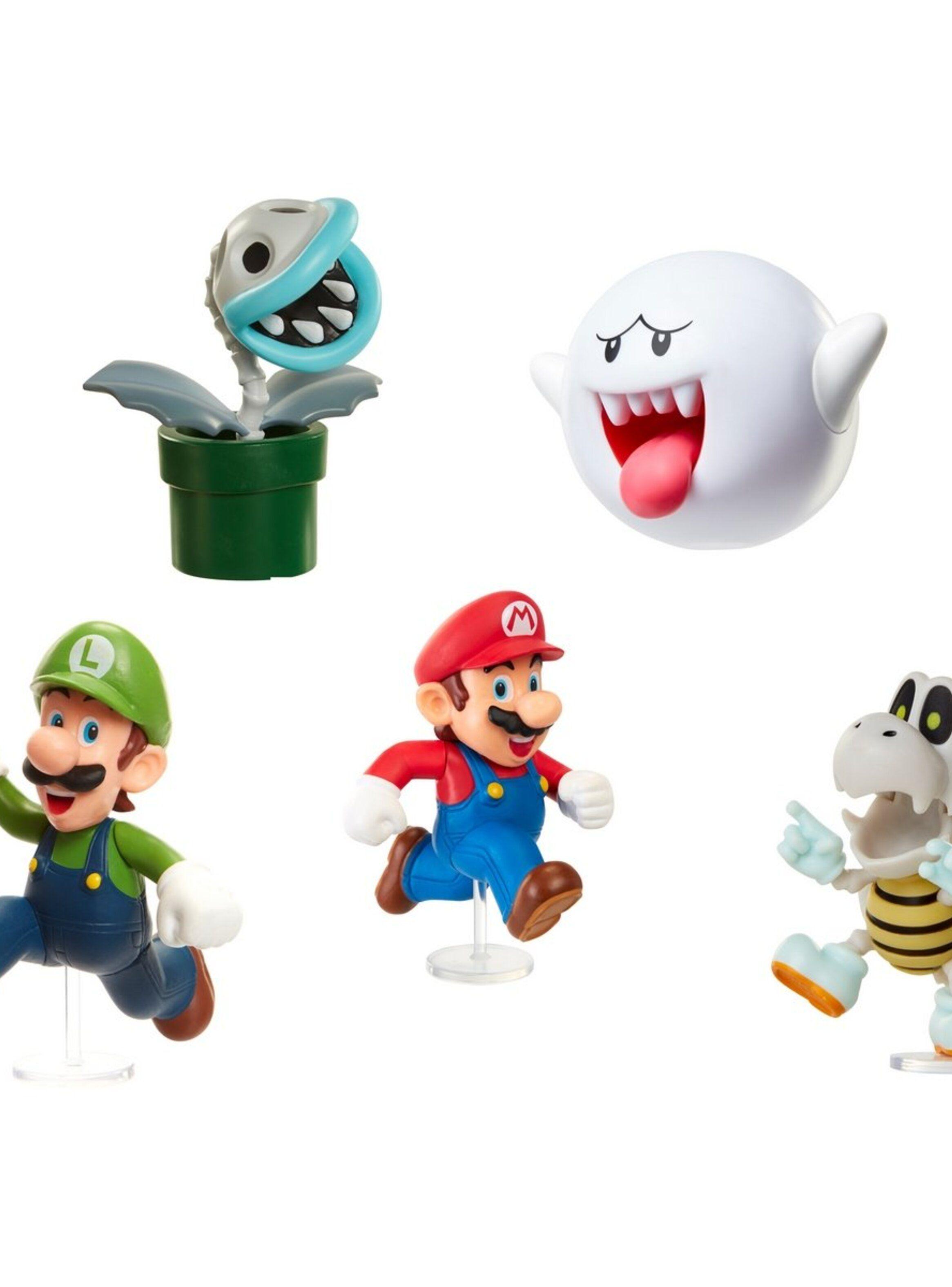 Set de 5 figuras 6 cm Super Mario de Nintendo-0