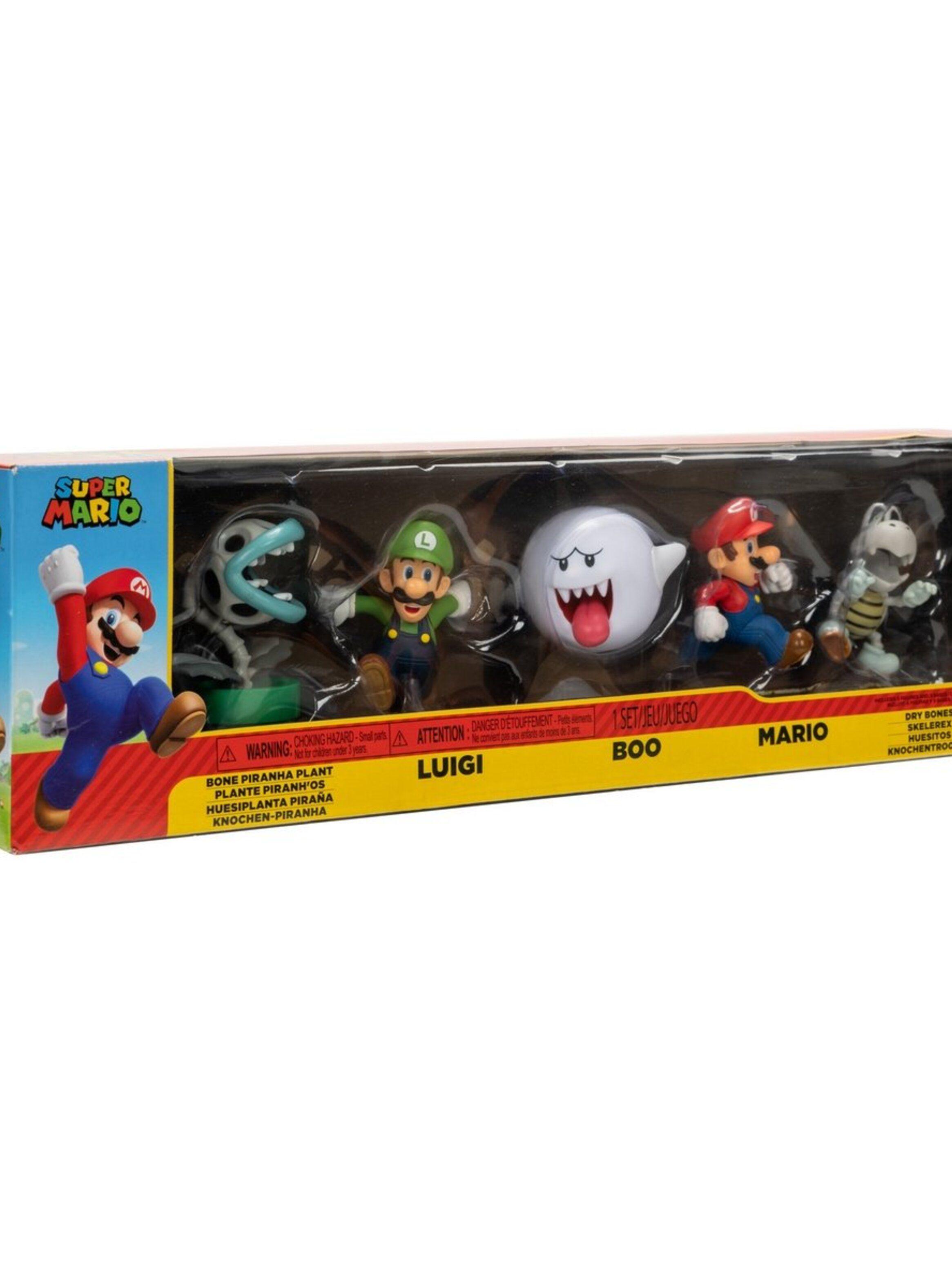 Set de 5 figuras 6 cm Super Mario de Nintendo-1