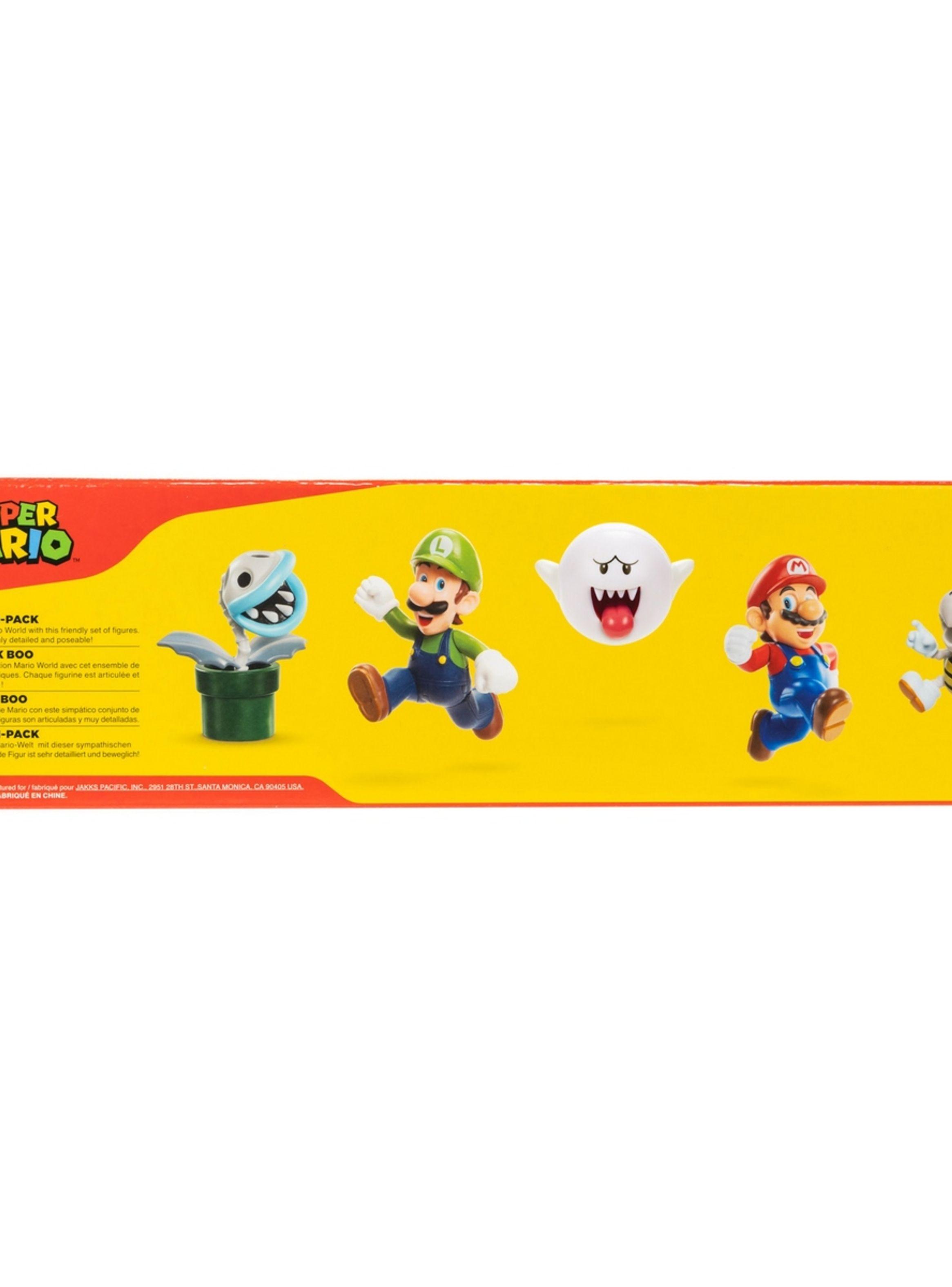 Set de 5 figuras 6 cm Super Mario de Nintendo-3